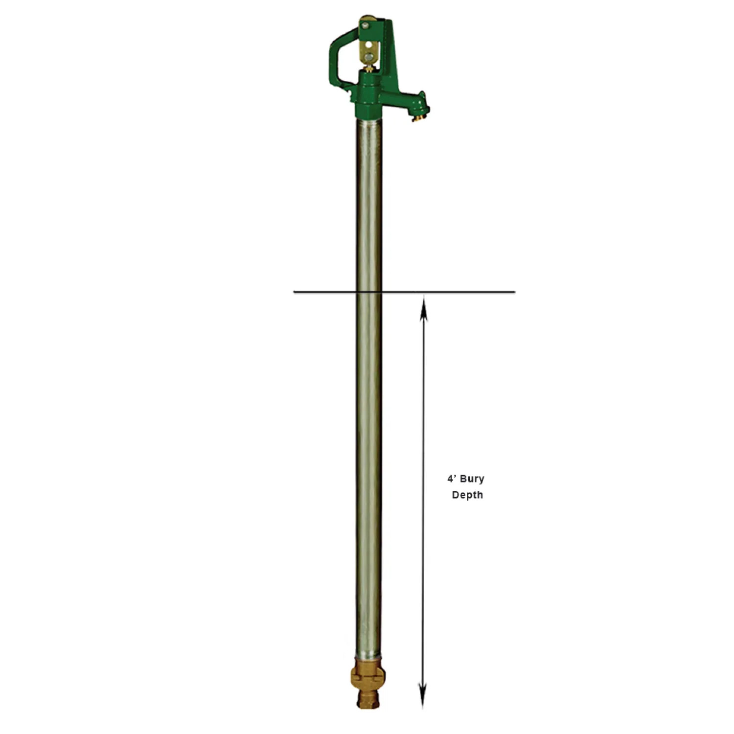   Prier 4' Bury Yard Hydrant 4' Bury Yard Hydrant - C-240-4