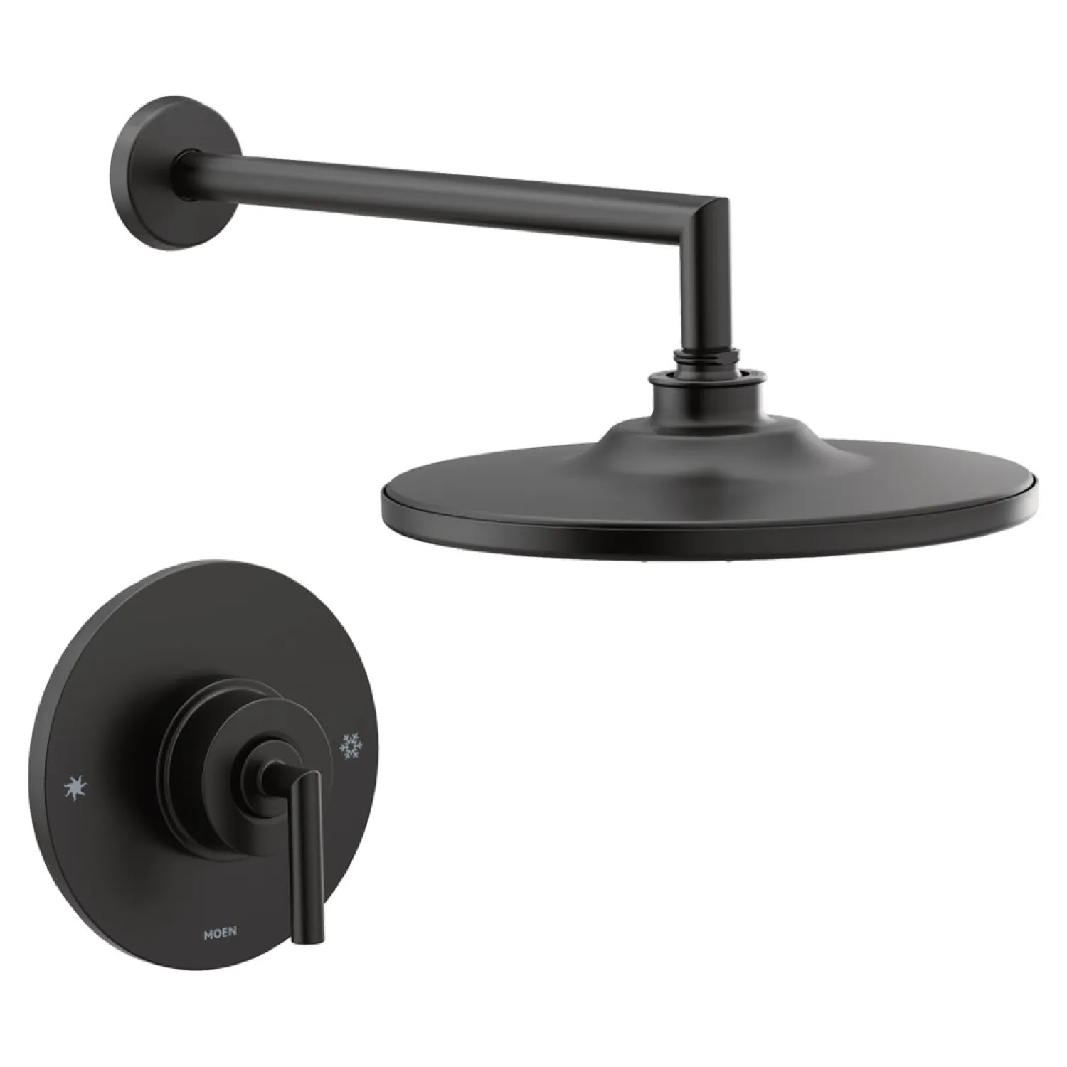 Moen TS22002BL Moen Arris Posi-Temp Single-Handle Shower Faucet with 10