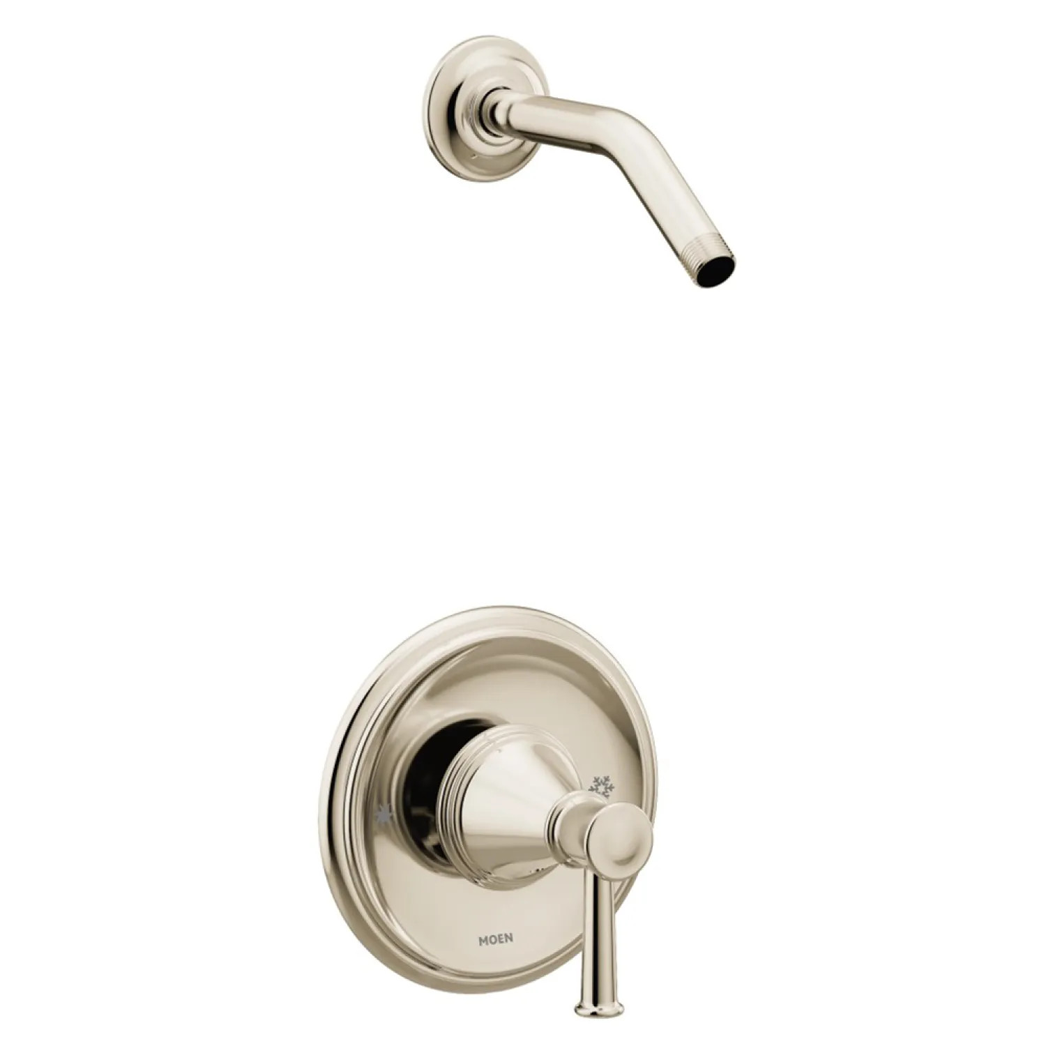 Moen T2312NHNL Moen T2312NHNL Belfield Posi-Temp Shower Only, Polished Nickel