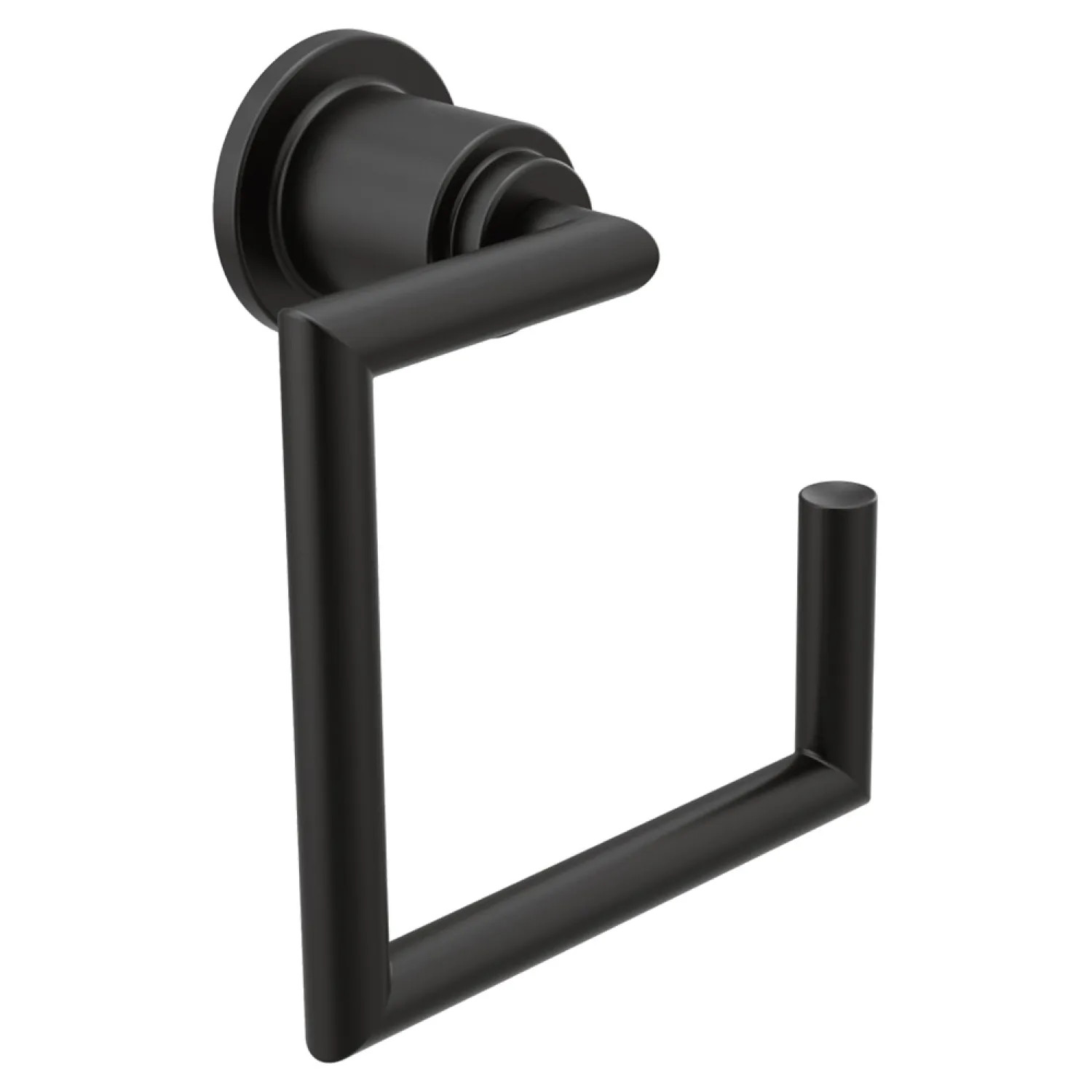 Moen YB0886BL Moen YB0886BL Arris Towel Ring, Matte Black