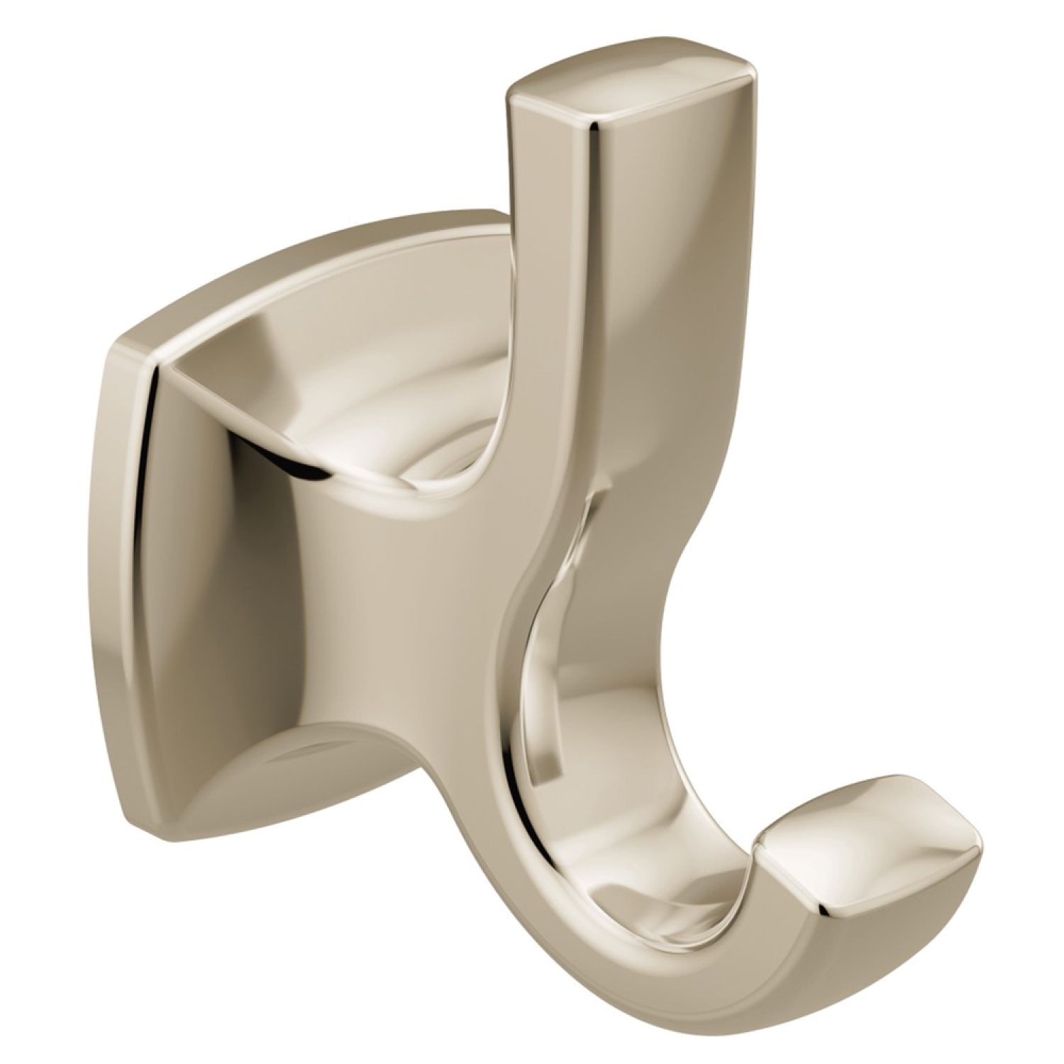 Moen YB5103NL Moen YB5103NL Double Robe Hook, Polished Nickel