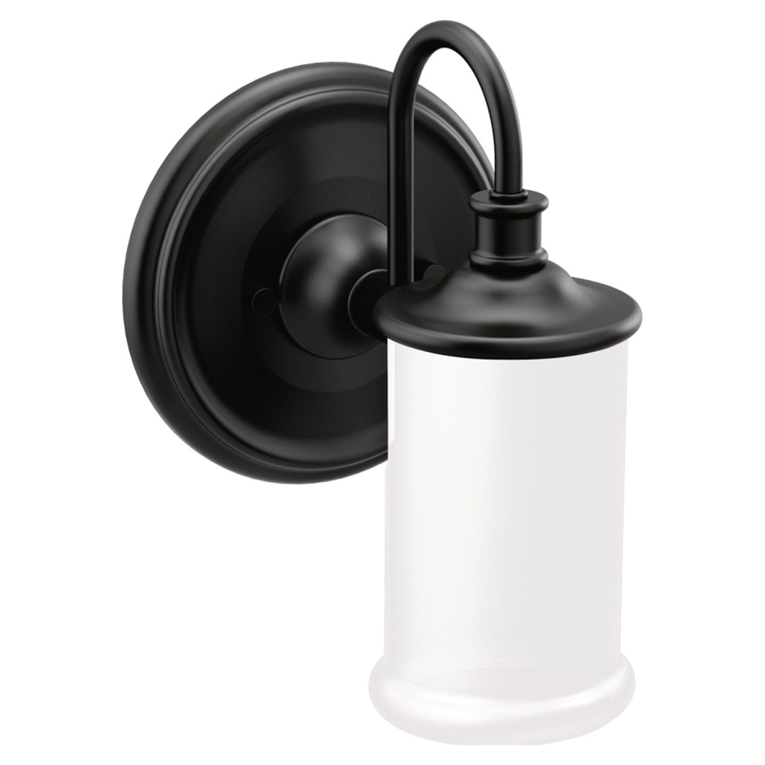 Moen YB6461BL Moen YB6461BL Belfield One Globe Bath Light, Matte Black