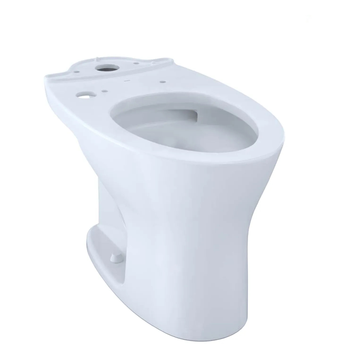 Toto CT746CUFGT40.10#01 TOTO Drake Dual Flush Elongated Universal Height Toilet Bowl for 10 Inch Rough-In with CEFIONTECT, WASHLET+ Ready, Cotton White - CT746CUFGT40.10#01