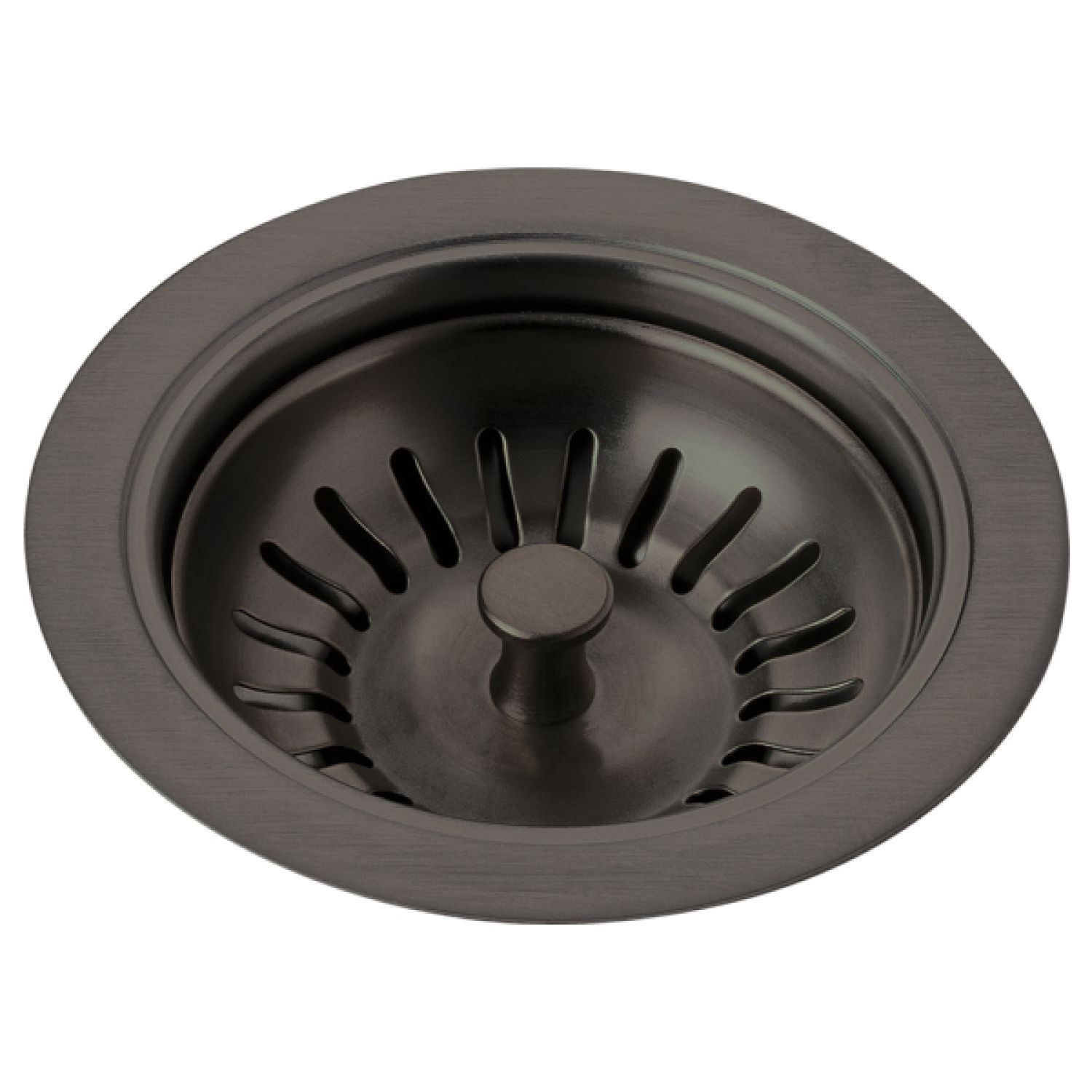 Brizo 69050-SL Brizo Rook  4-1/2” Sink Flange and Strainer with Polypropylene Drain Housing, Brilliance Luxe Steel - 69050-SL