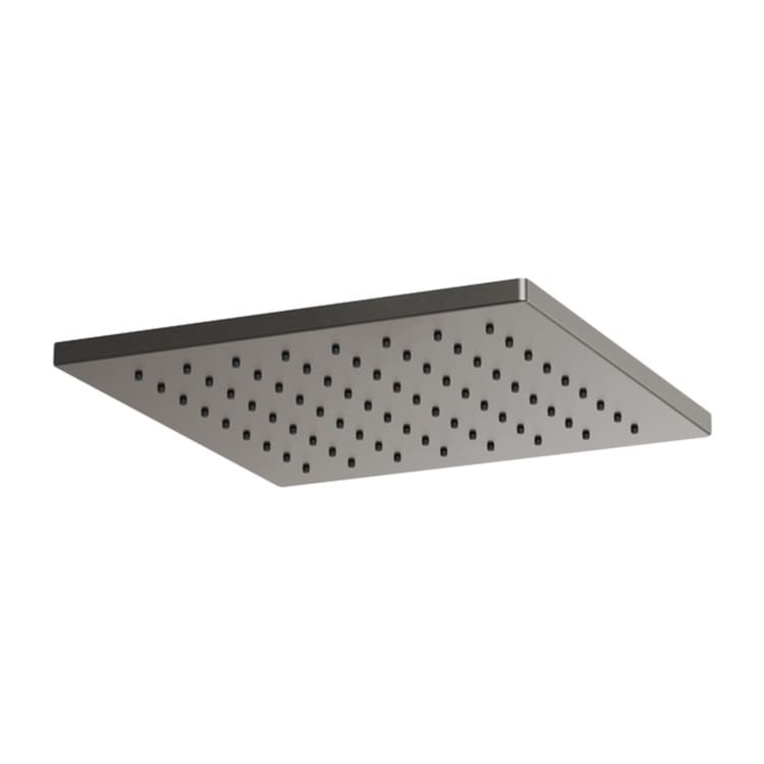 Brizo 81399-SL-2.5 Brizo Essential 12in Linear Single-Function Raincan Shower Head, Square, 2.5 GPM, Touch-Clean Nozzles, Luxe Steel - 81399-SL-2.5