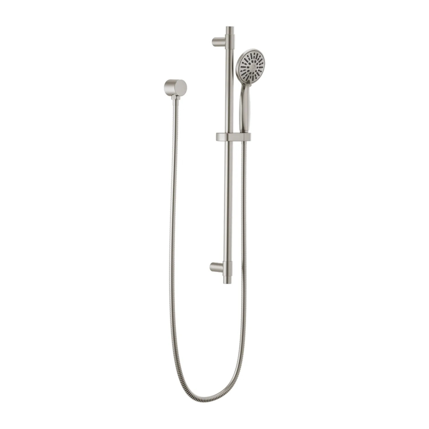 Delta 51361-SS Delta Universal Showering 4-Setting Hand Shower with Slide Bar, Touch-Clean, WaterSense, 1.75 GPM, Stainless - 51361-SS