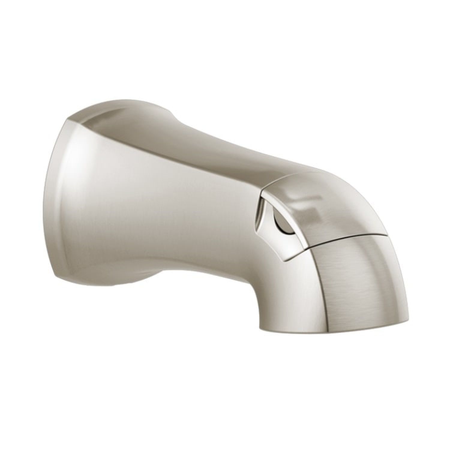 Delta RP100495SP Delta Geist 8in Diverter Spotshield Brushed Nickel Tub Spout, Wall-Mount, Single-Hole Installation - RP100495SP