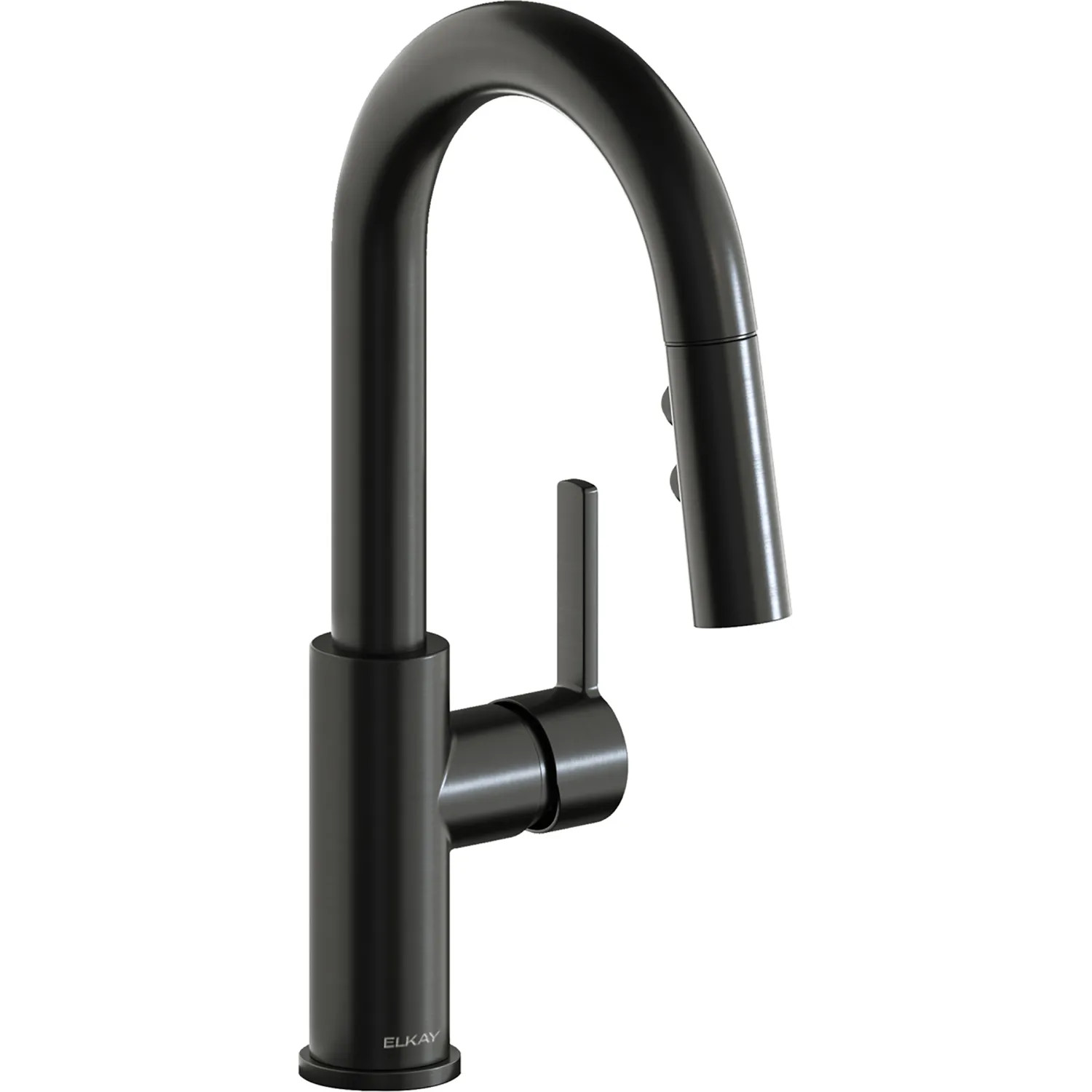 Elkay LKAV3032BK Elkay Avado Single Handle Pull-Down Bar/Prep Faucet, Black Stainless - LKAV3032BK