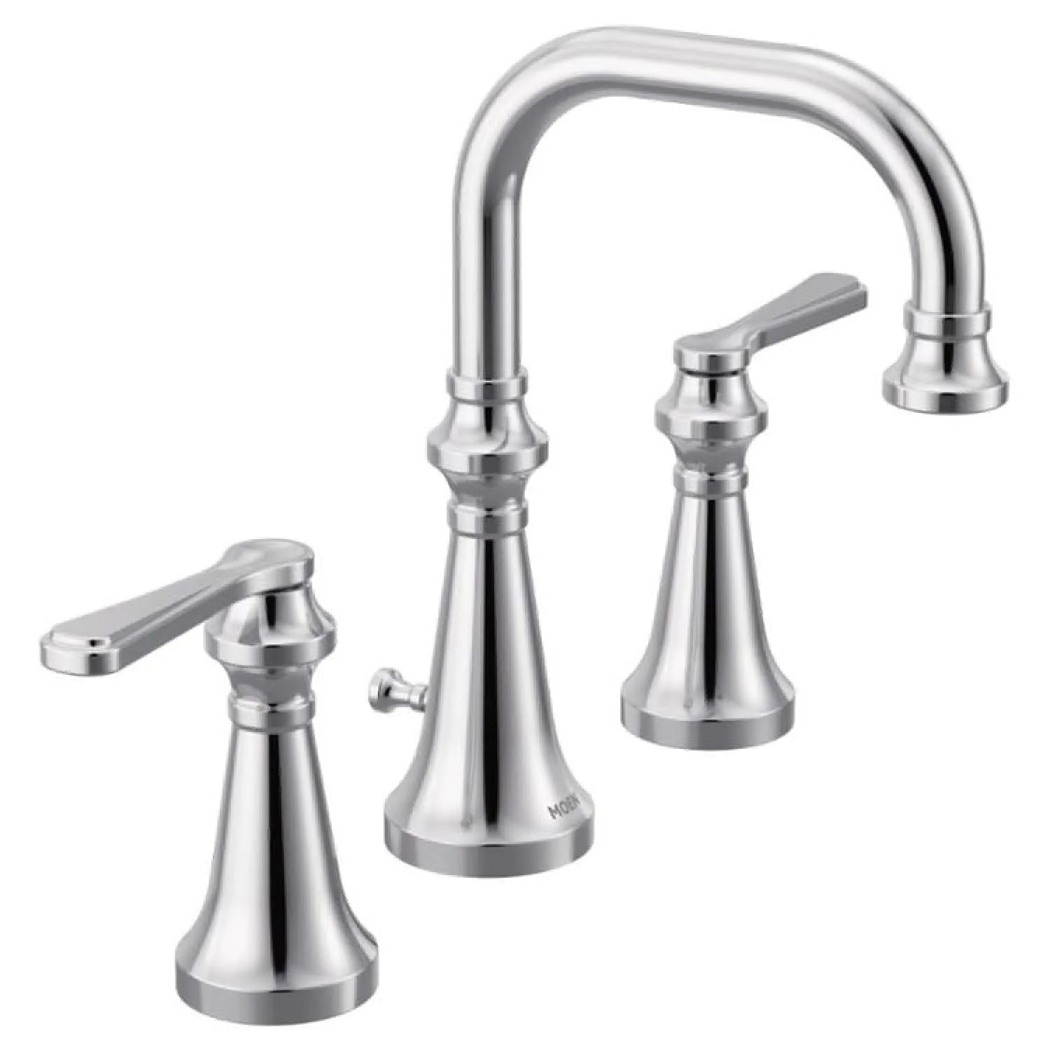 Moen TS44102 Moen Colinet Two-Handle Widespread Lavatory Faucet, 1.2 GPM, Lever Handles, WaterSense, Chrome - TS44102
