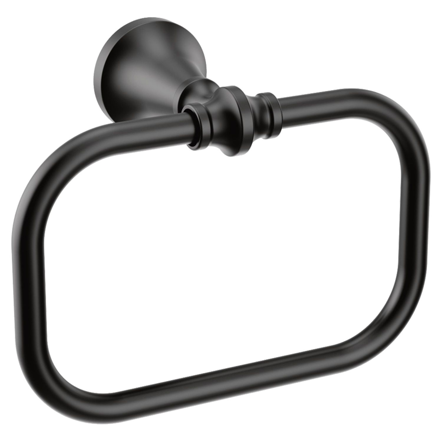 Moen YB0586BL Moen CSI Colinet Wall Mounted Towel Ring, Matte Black - YB0586BL