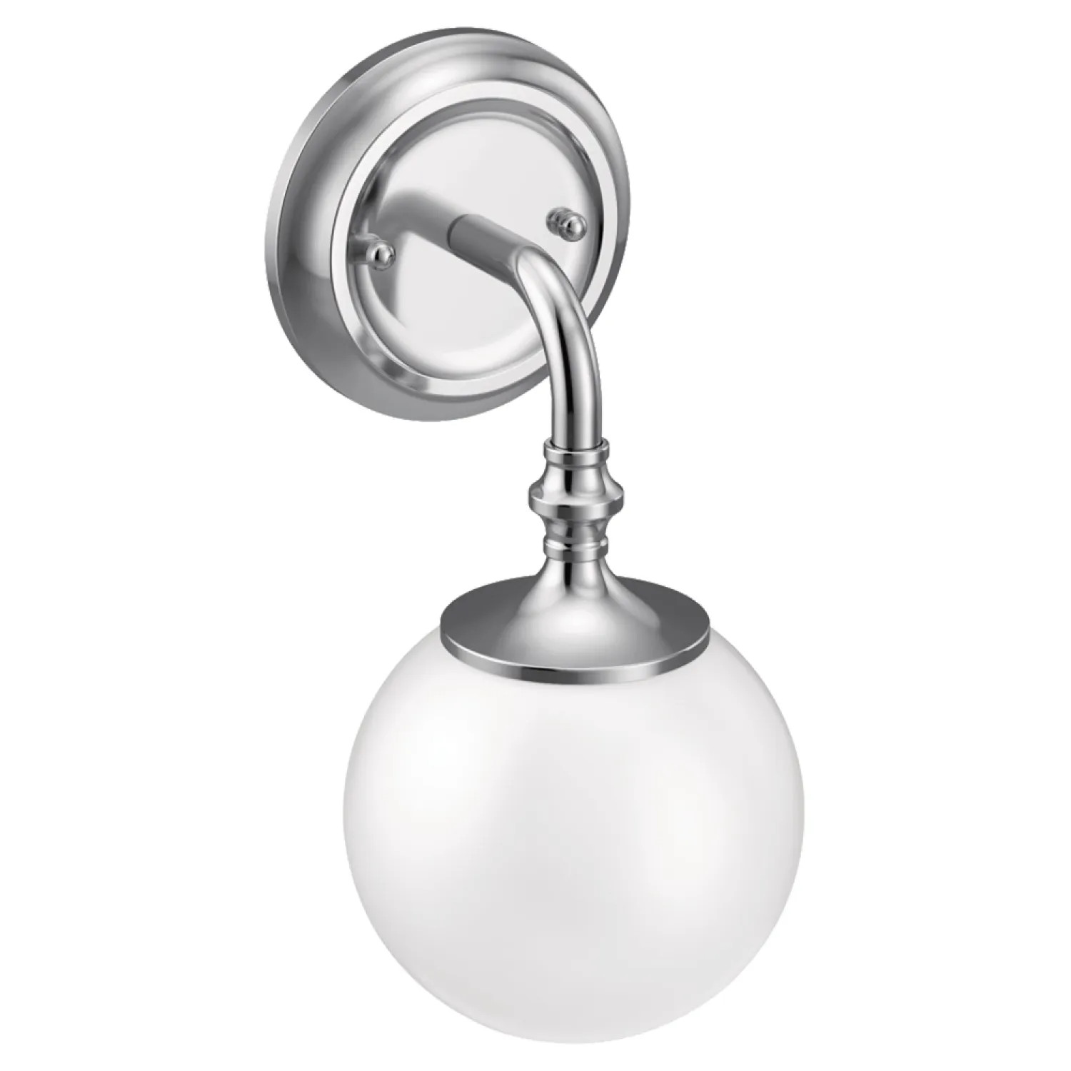 Moen YB0561CH Moen YB0561CH CSI Colinet One Globe Bath Sconce Light, Chrome