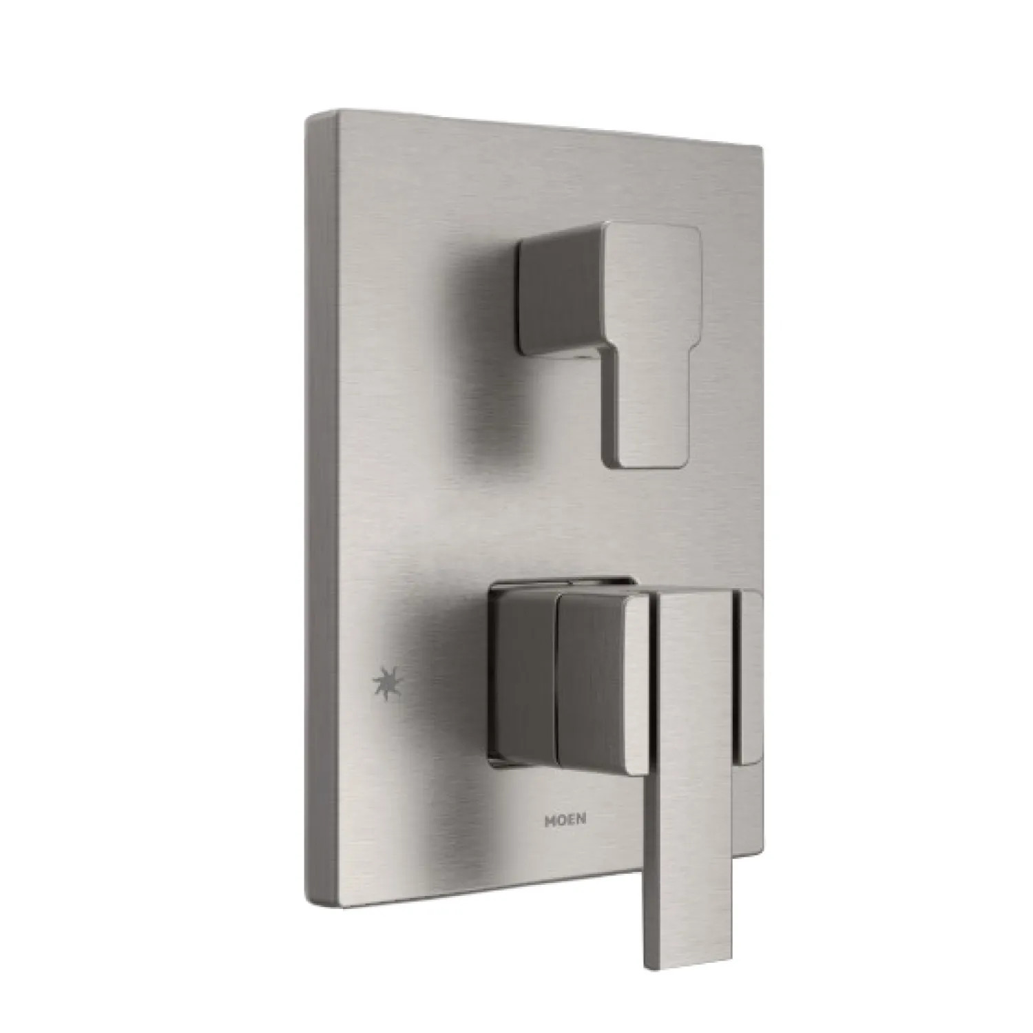 Moen UTS9011 Moen 90 Degree M-CORE 3-Series Valve Trim w/ Transfer, Lever Handles, Polished Chrome - UTS9011