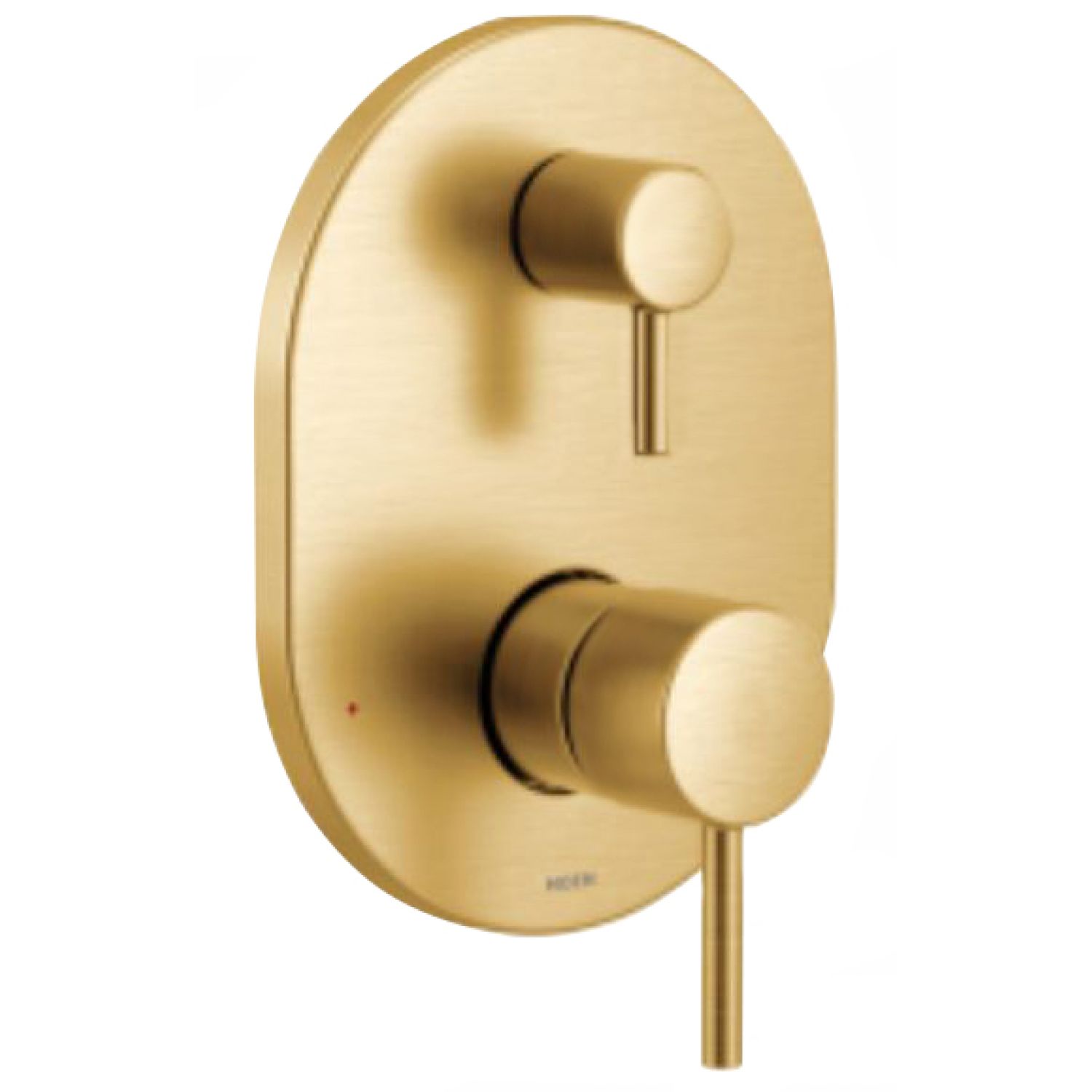 Moen UT3290BG Moen Align M-CORE 3-Series Valve Trim w/ Transfer, Lever Handles, Brushed Gold - UT3290BG