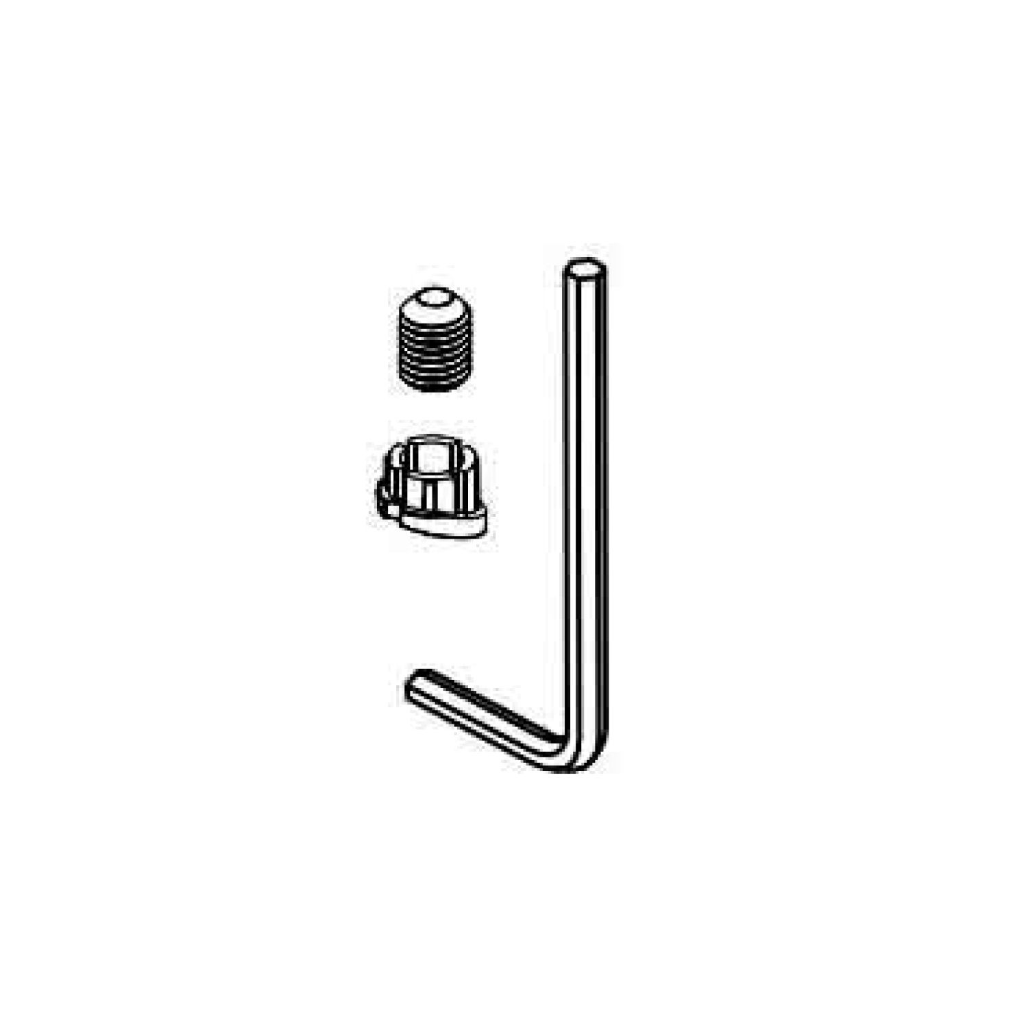 Delta RP101435PC Delta RP101435PC Trillian Screw, Cover, and Allen Wrench - Chrome