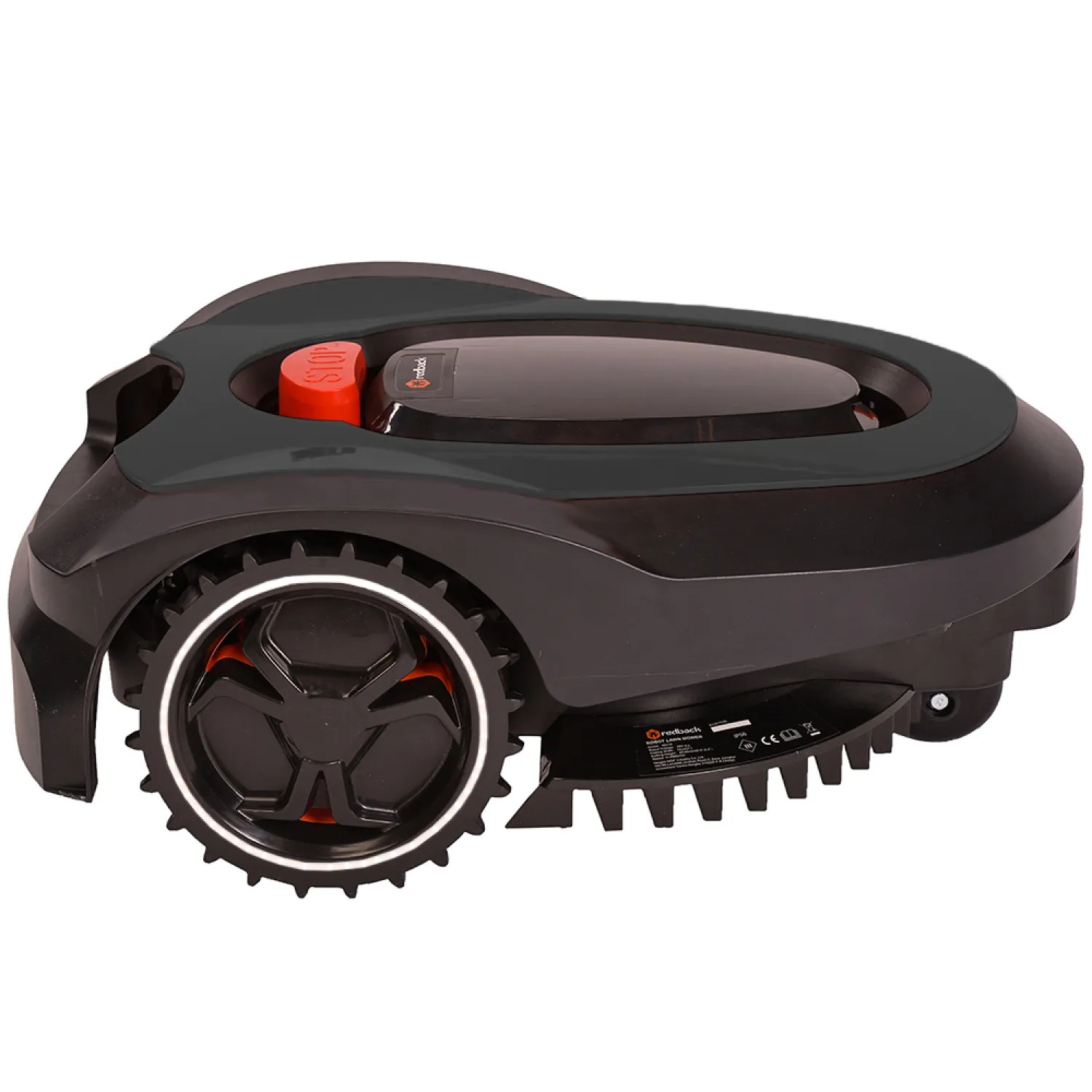 MowRo RM18-BLACK MowRo RM18-BLACK 28V Robot Lawn Mower with Install Kit and 2.0Ah Battery