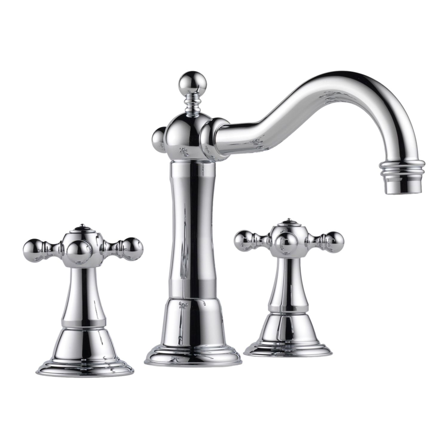 Brizo Tresa Two-Handle Widespread Polished Chrome Bathroom Faucet with ...
