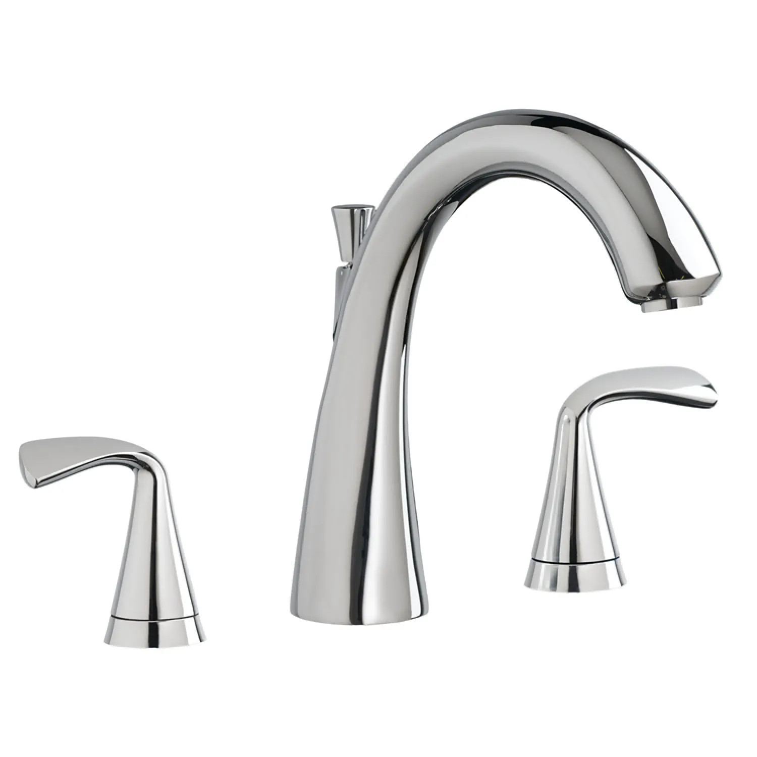 American Standard T186900.002 American Standard Fluent Two-Handle Polished Chrome Roman Tub Faucet Trim with Diverter, Metal Lever Handles, ADA, WaterSense, Brass - T186900.002