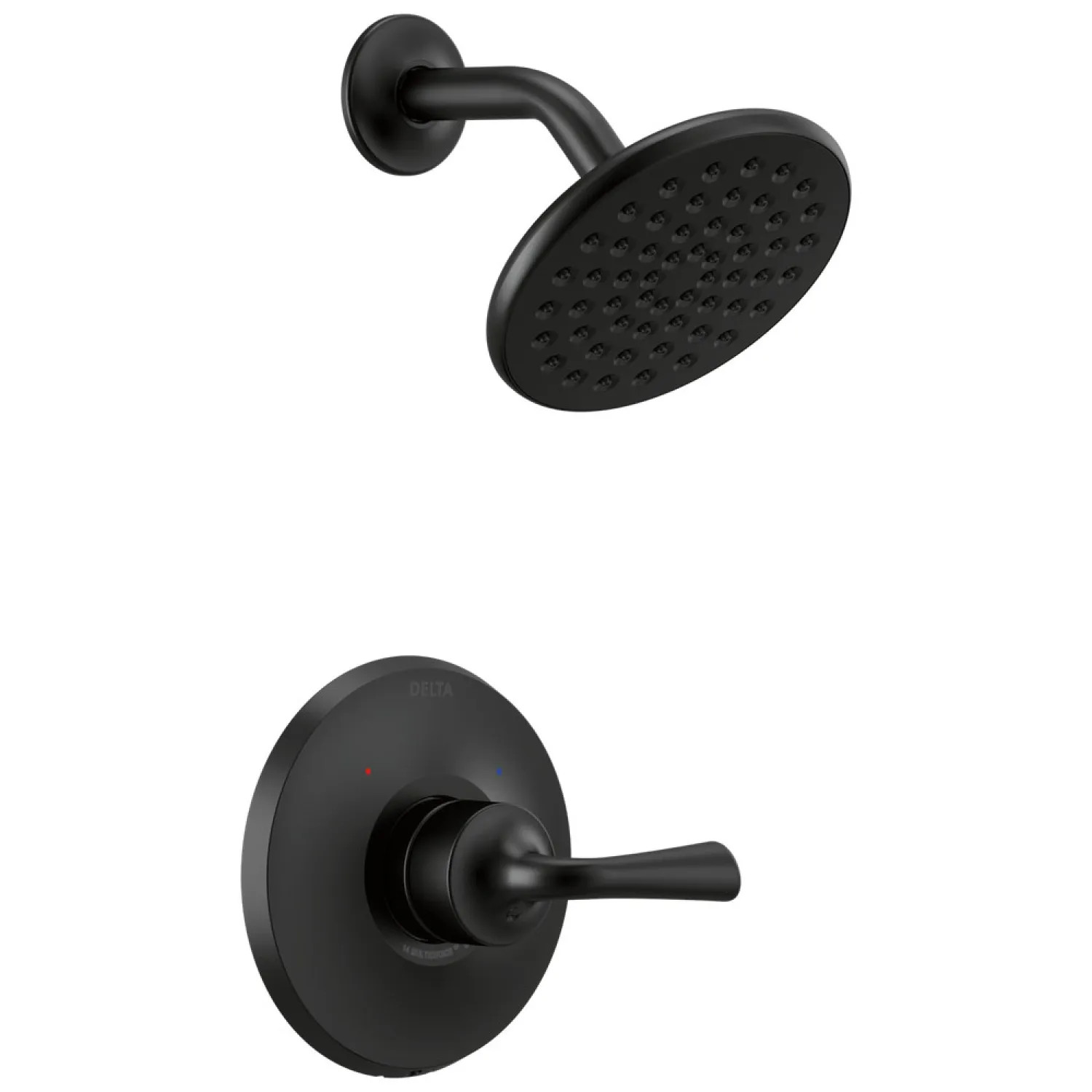 Delta T14233-BL Delta Kayra Monitor 14 Series Shower Trim, Lever Handle, Touch-Clean, ADA, 1.75 GPM, Matte Black - T14233-BL