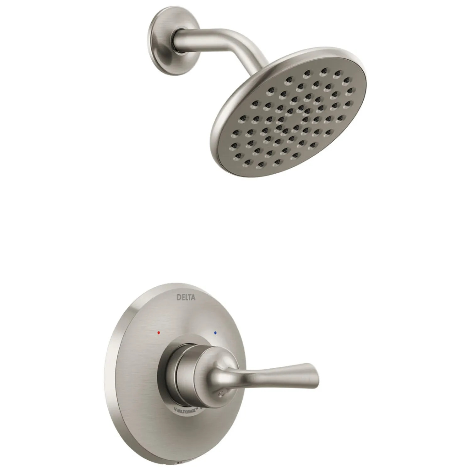 Delta T14233-SS Delta Kayra Monitor 14 Series Shower Trim, Lever Handle, Touch-Clean, ADA, 1.75 GPM, Stainless - T14233-SS