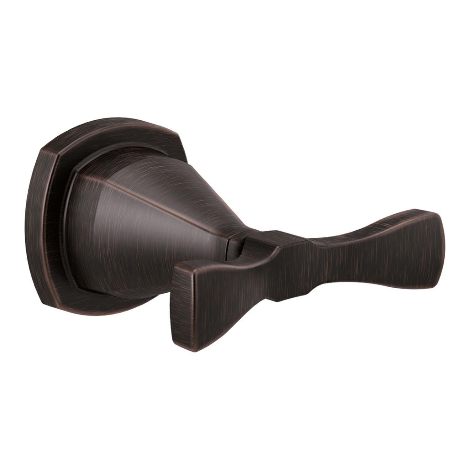 Delta 77638-RB Delta Stryke Double Robe Hook, Venetian Bronze - 77638-RB