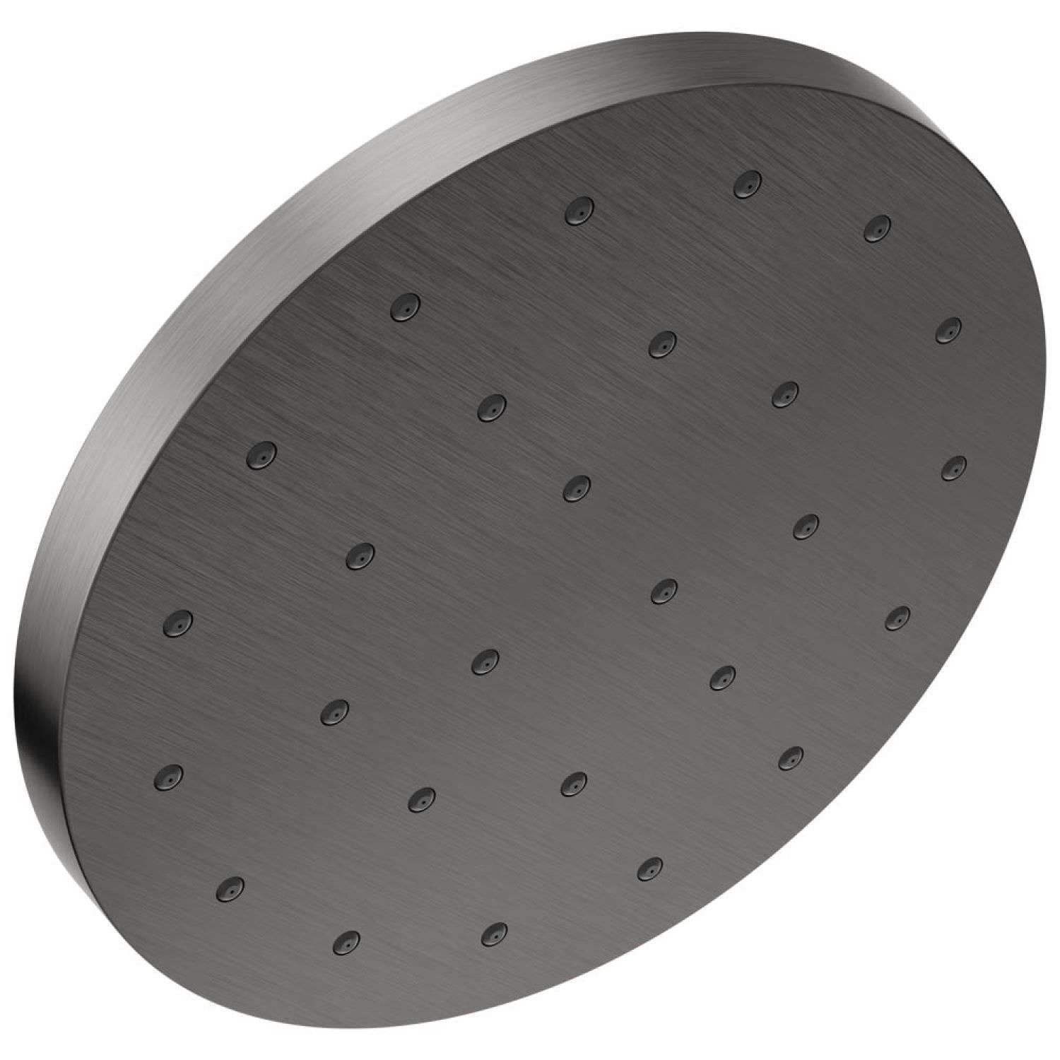 Delta 52160-KS Delta Universal H2Okinetic Single-Setting Round Shower Head w/ UltraSoak, 1.75 gpm, Black Stainless - 52160-KS