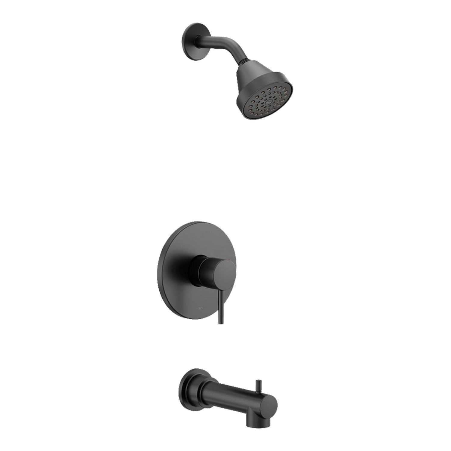 Moen UT2193EPBL Moen Align M-Core 2-Series Tub/Shower Faucet, 1.75 GPM, 1-Function, Single Lever Handle, M-PACT, Eco-Performance, Matte Black - UT2193EPBL