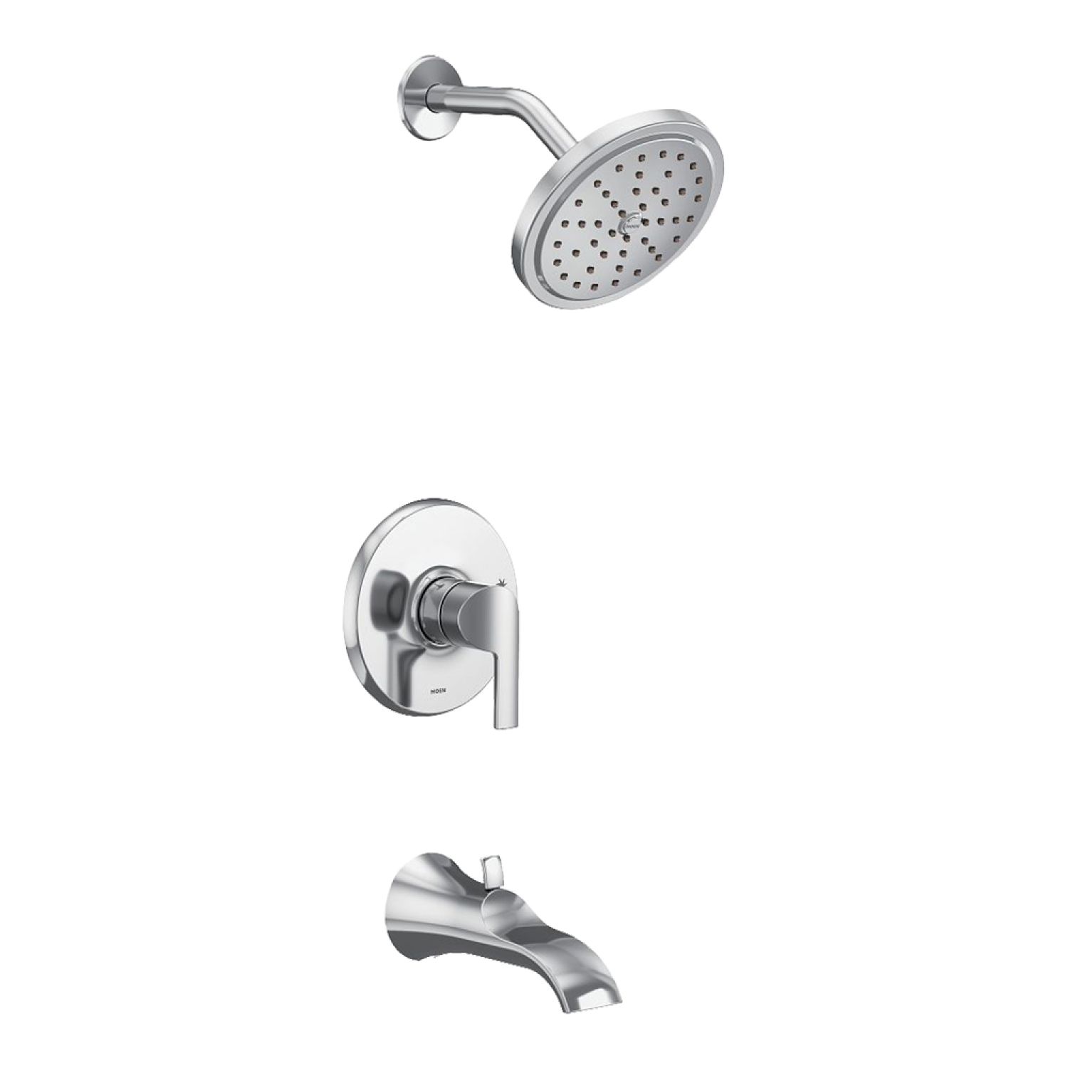 Moen UTS2203EP Moen Doux M-Core 2-Series Tub/Shower Faucet 1.75 Rainshower, 1-Function, Single Lever Handle, M-PACT, Immersion, Chrome - UTS2203EP