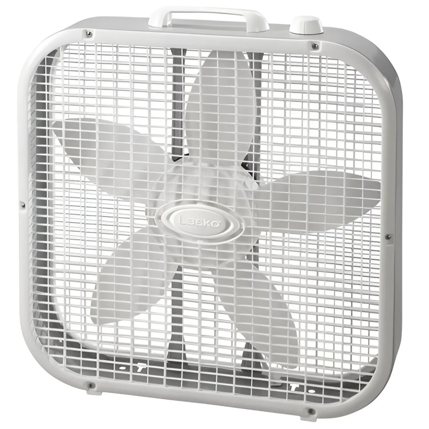   Lasko 20” 3-Speed White Cooling Box Fan with 1710 CFM - 3733