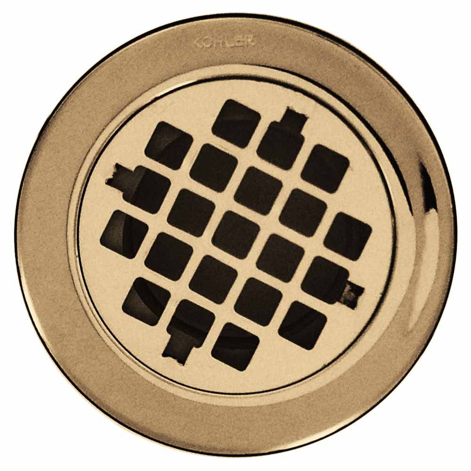 Kohler 9132-2MB Kohler Shower Drain W/grid Strainer - Vibrant Brushed Moderne Brass (K-9132-2MB)