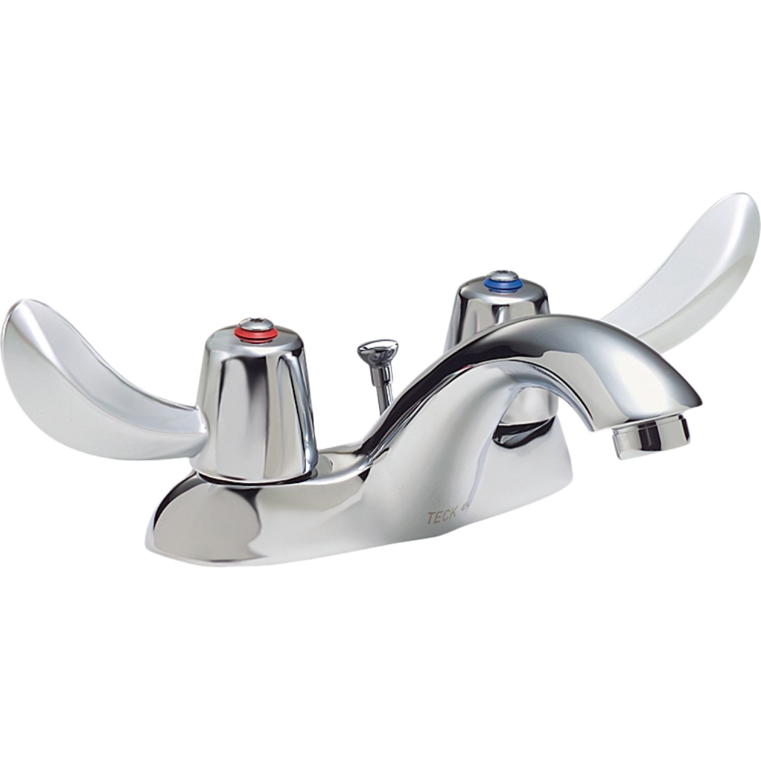 Delta 21C542 Delta 21C542 Teck 2-Handle Cast Centerset Lavatory Faucet, Hooded Blade, Chain Stay, Standard Aerator, Chrome