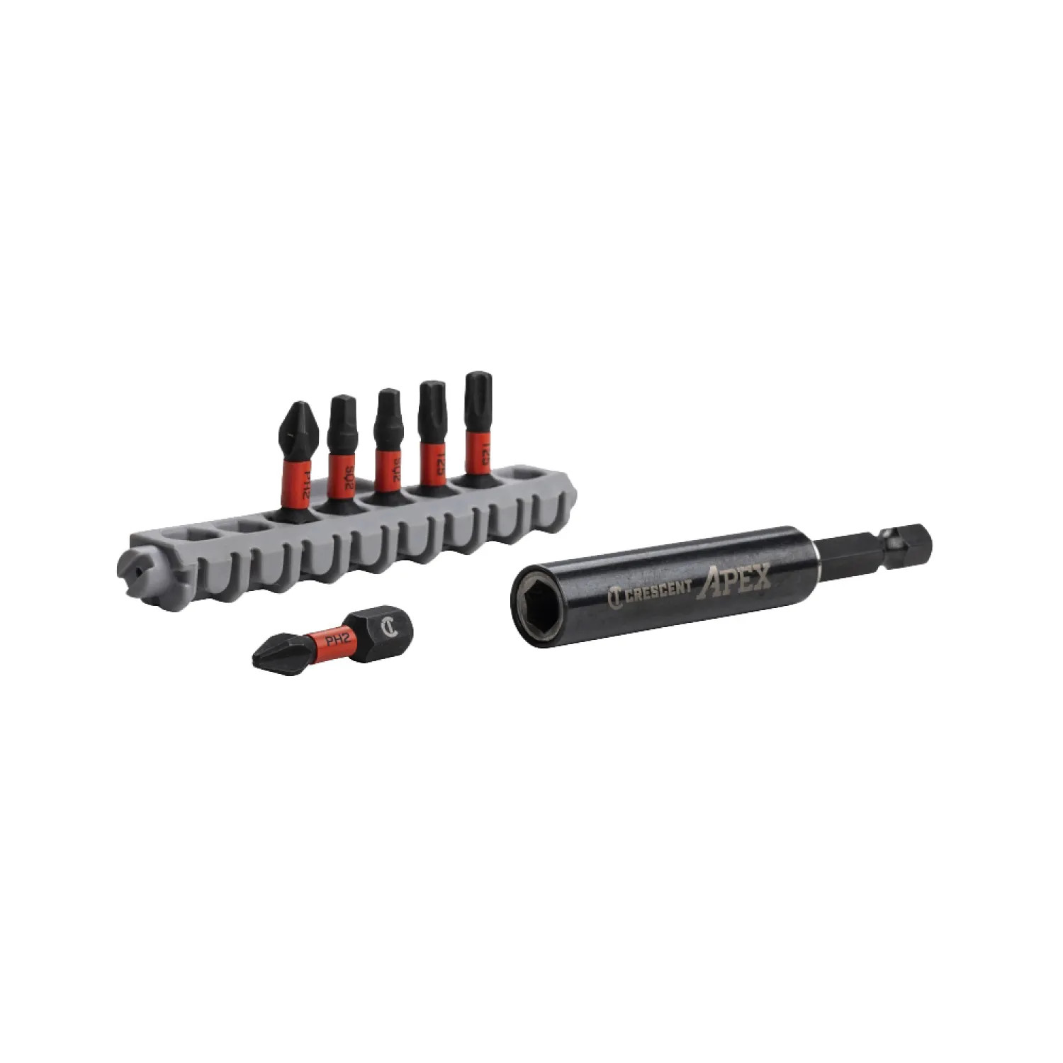  CABDG1R-7 Crescent APEX 7-piece VORTEX Bit and Finder Sleeve Set - CABDG1R-7