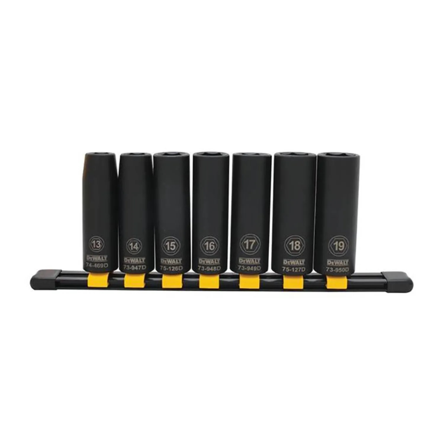  DWMT74449OSP DEWALT 7-Pieces Metric Deep Impact Socket Set - DWMT74449OSP 