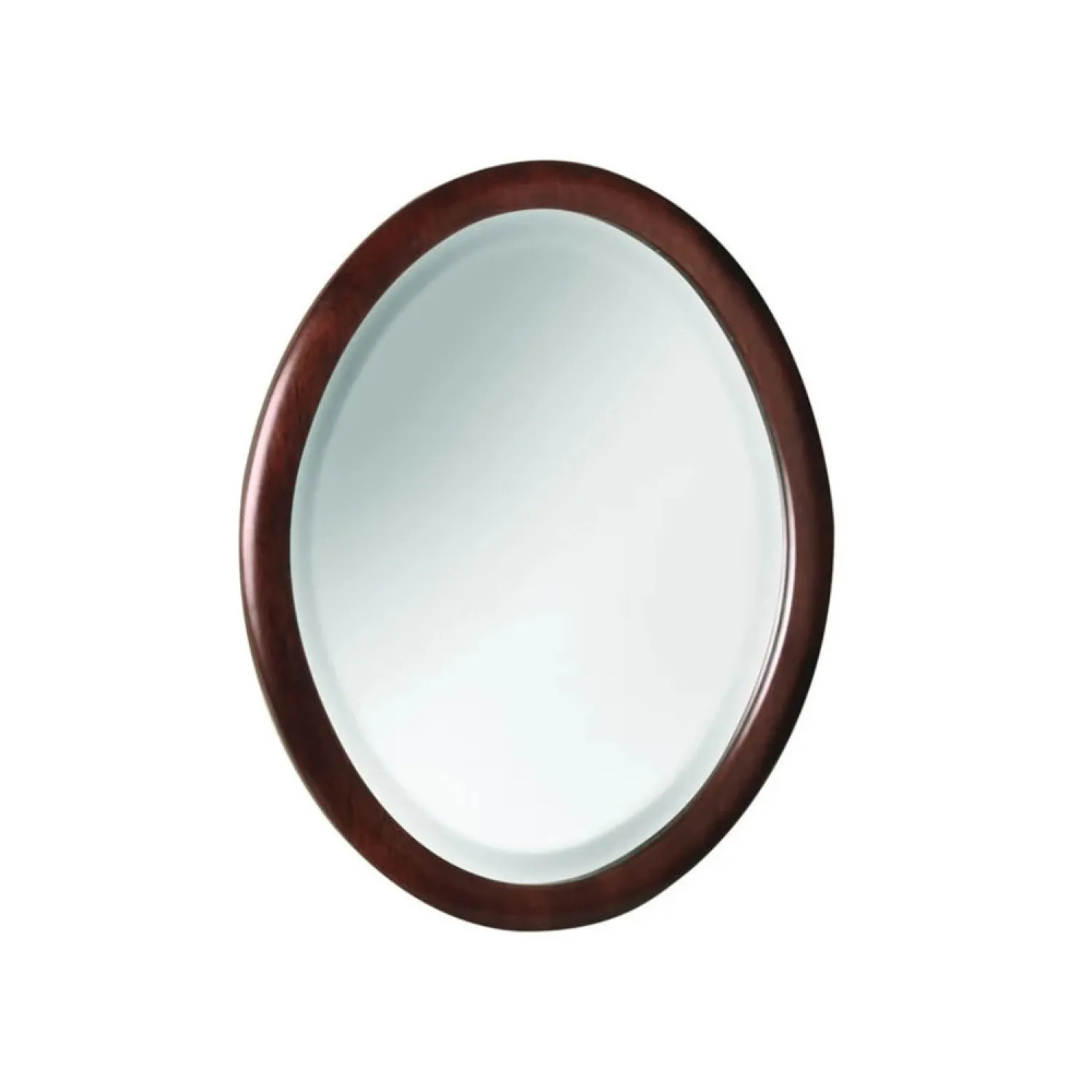  SHCOM1822 Foremost SHCOM1822 Shiloh Oval Wall Mirror - Cognac