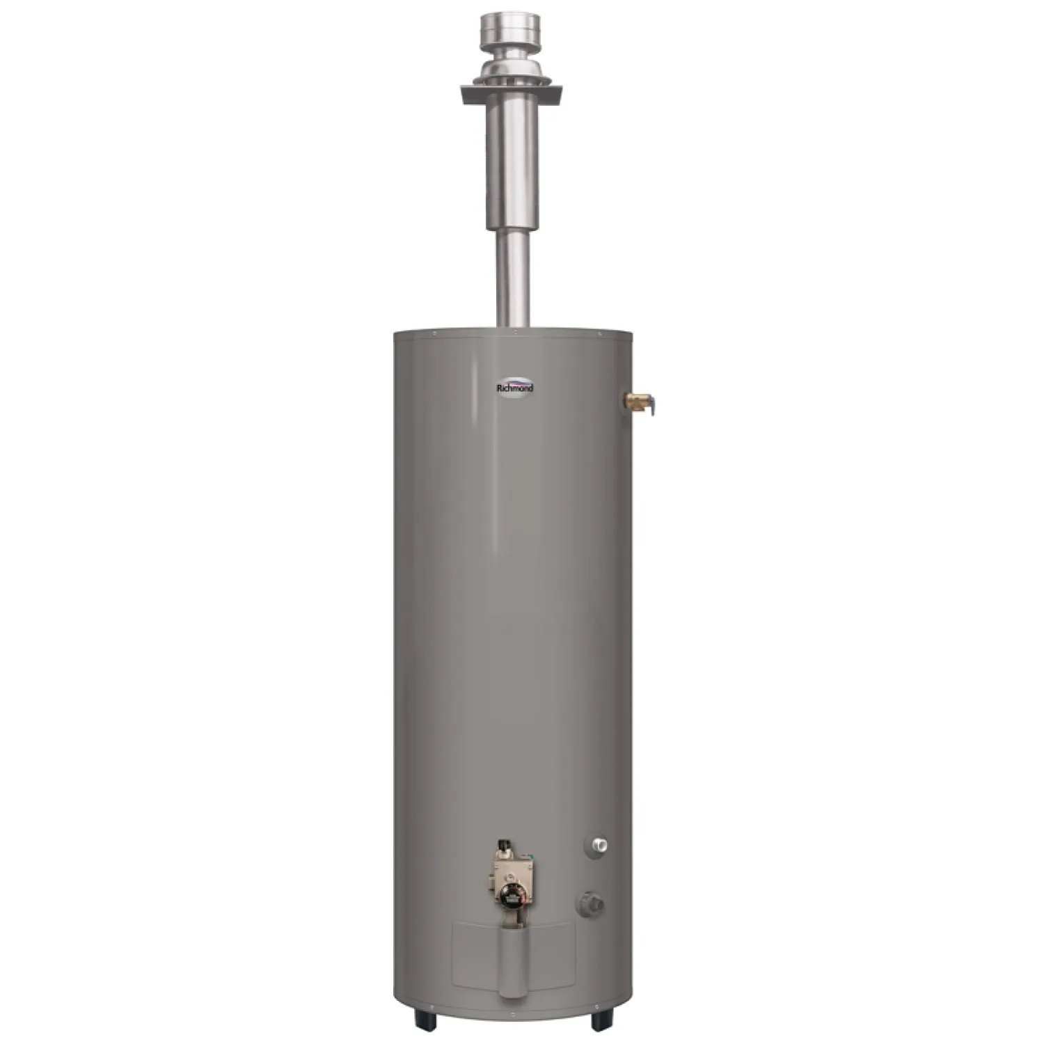 MVR30DV3 Rheem MVR30DV3 Gas Water Heater, LP, Natural Gas, 30 gal Tank, 46 gph, 30000 Btu/hr BTU
