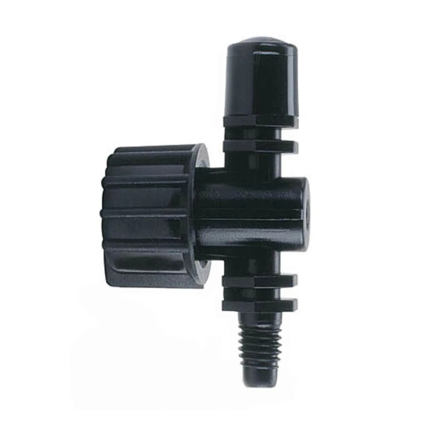 MIST-F/2S Rain Bird MIST-F/2S Drip Irrigation 10-32 Threaded Mister, Adjustable 360 Degrees Full Circle Pattern, 0 to 1.5' Spray Distance, 2-Pack - Black