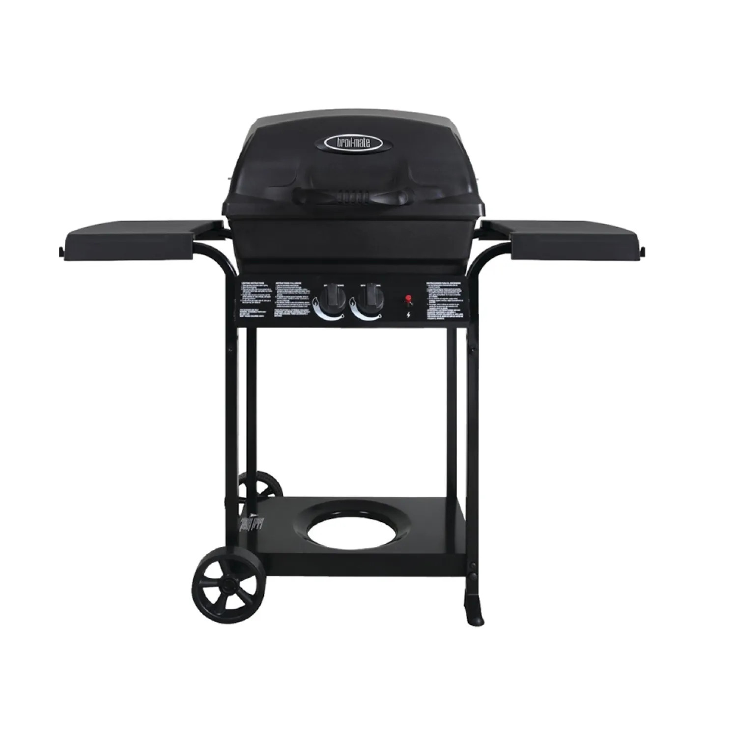  24025BMT Broil-Mate Bar Burner Cart, Liquid Propane Gas Grill, 25,000 BTU Stainless Steel Burner System - 24025BMT 