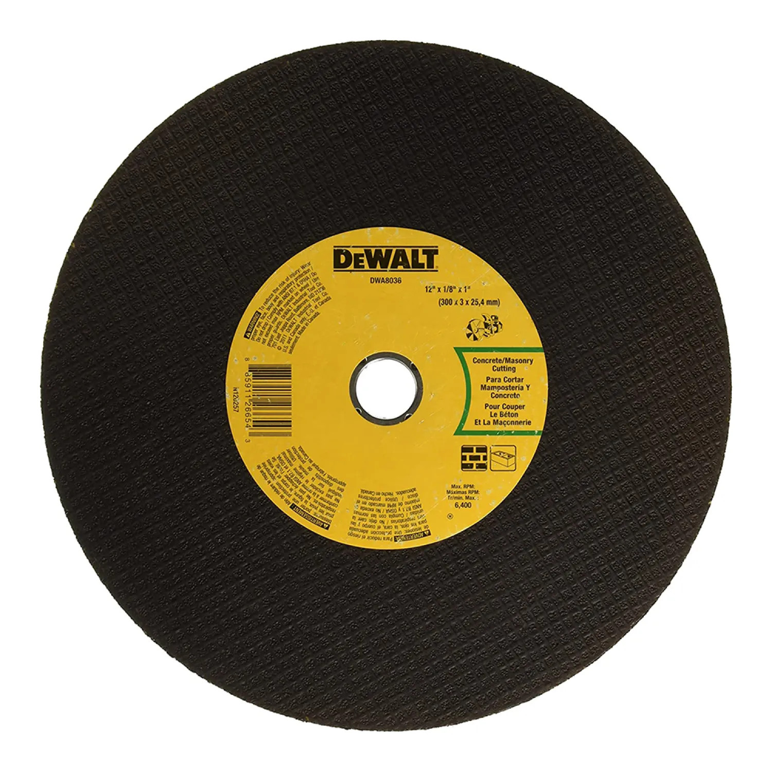 DWA8036 DeWALT DWA8036 Cut-Off Wheel - 12