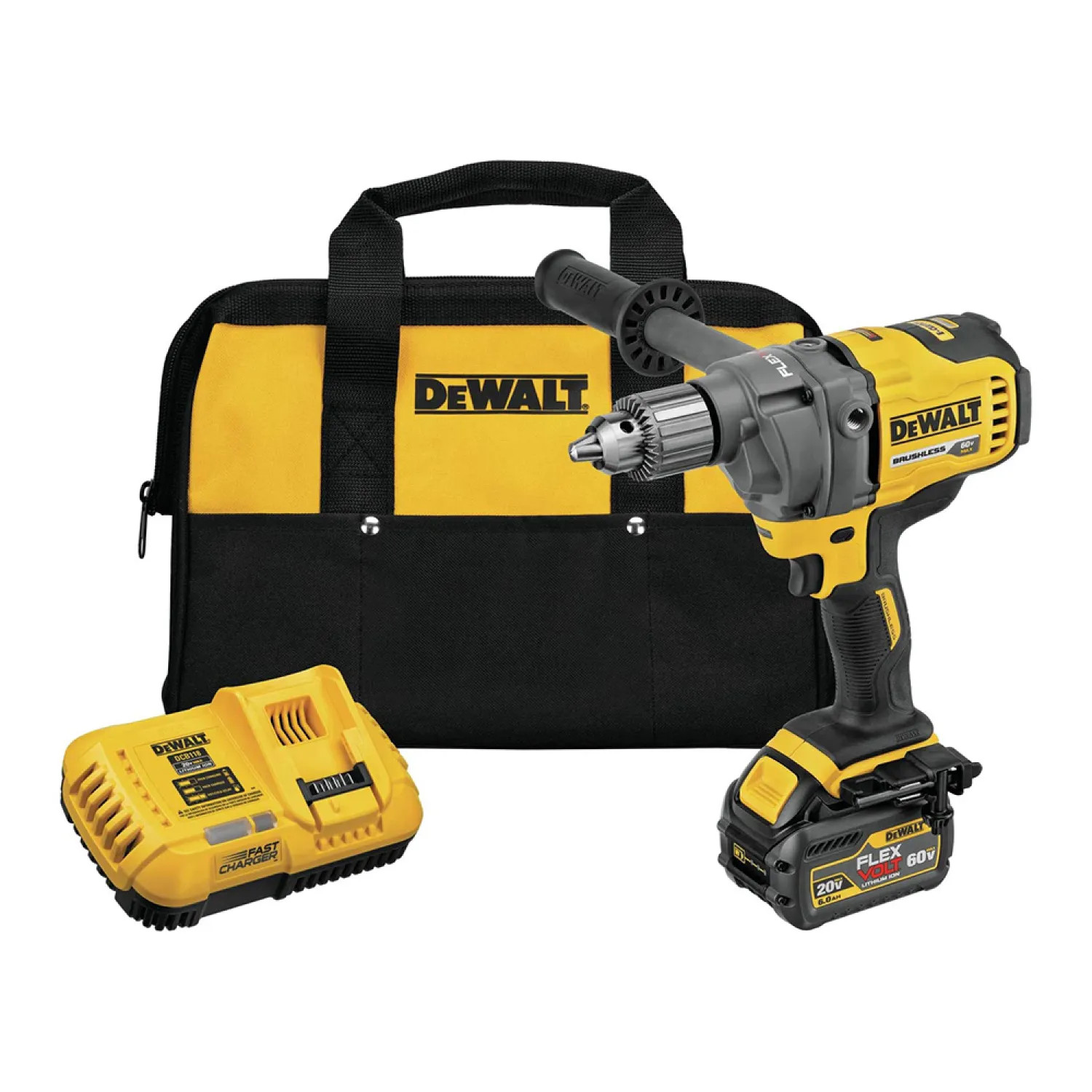  DCD130T1 DeWALT DCD130T1 Cordless Mixer/Drill with E-CLUTCH -  60V MAX