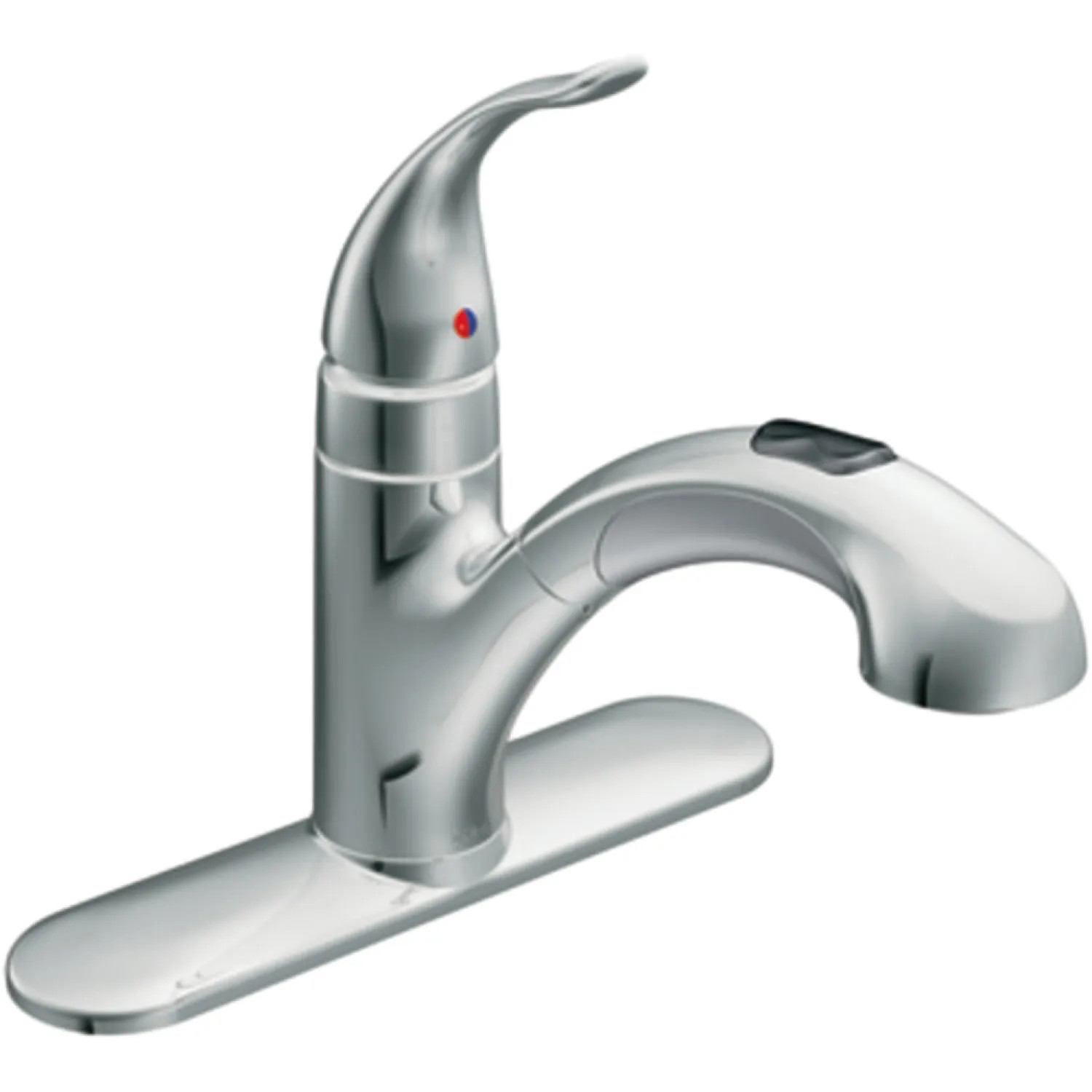 Moen 67315C Moen Integra Single Handle Pull-Out Low Arc Kitchen Faucet, Chrome - 67315C