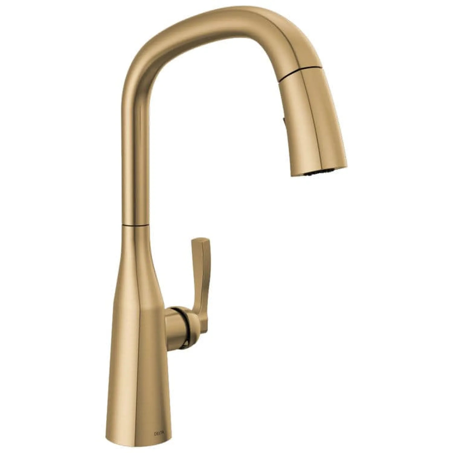 Delta 9176-CZ-PR-DST Delta Stryke 10/30/2023 One-Handle Pull-Down Champagne Bronze Kitchen Faucet, 1.8 GPM, Lever Handle, Diamond Seal Technology, ADA - 9176-CZ-PR-DST