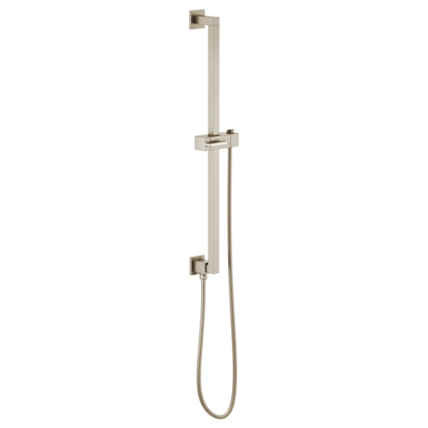 Brizo 74799-BN Brizo 74799-BN Essential Linear Square Slide Bar with Metal Hose - Brushed Nickel