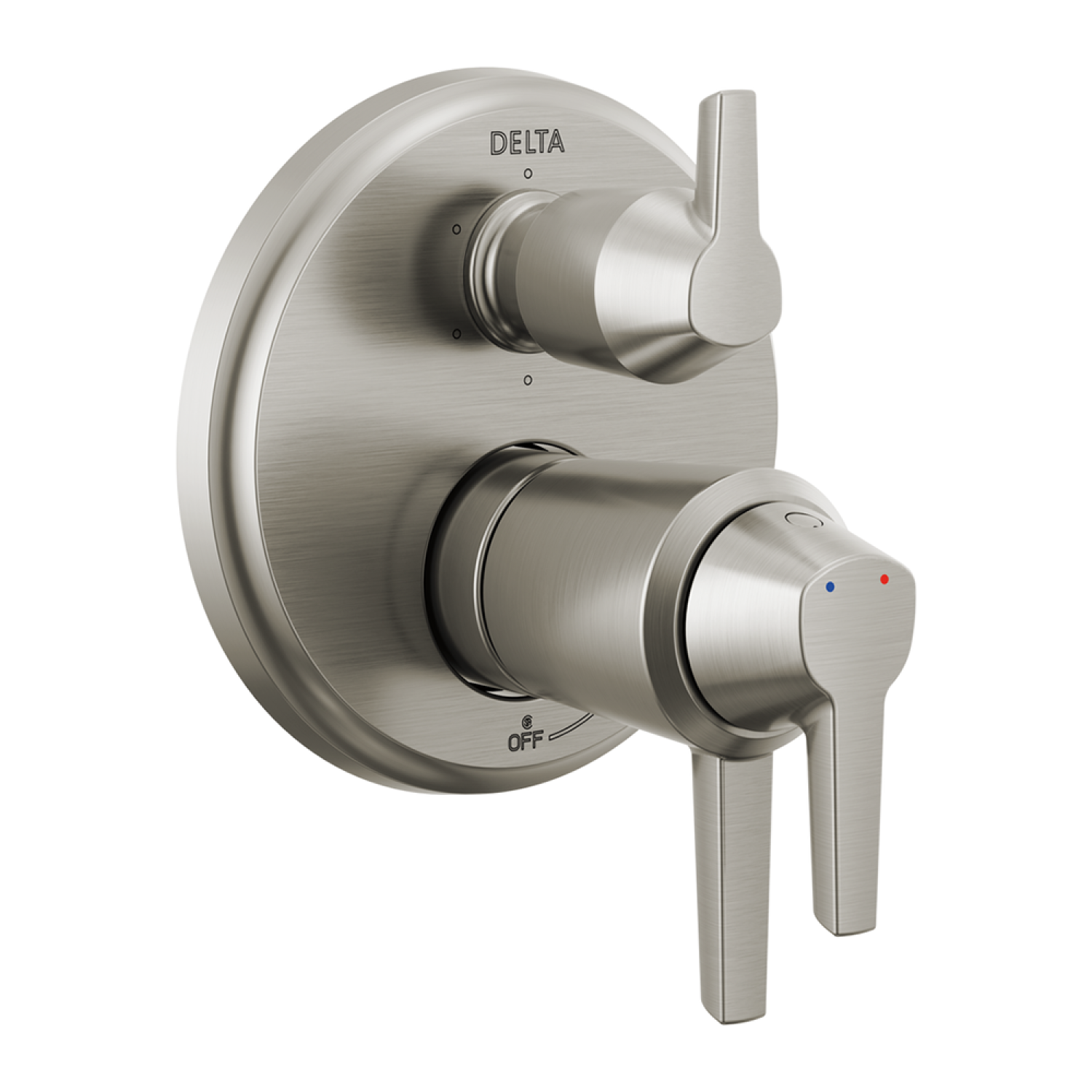 Delta T27T971-SS-PR Delta Galeon TempAssure 17T Series Two-Handle Valve Trim w/ 6-Function Diverter, Lever Handles, Lumicoat Stainless Steel - T27T971-SS-PR