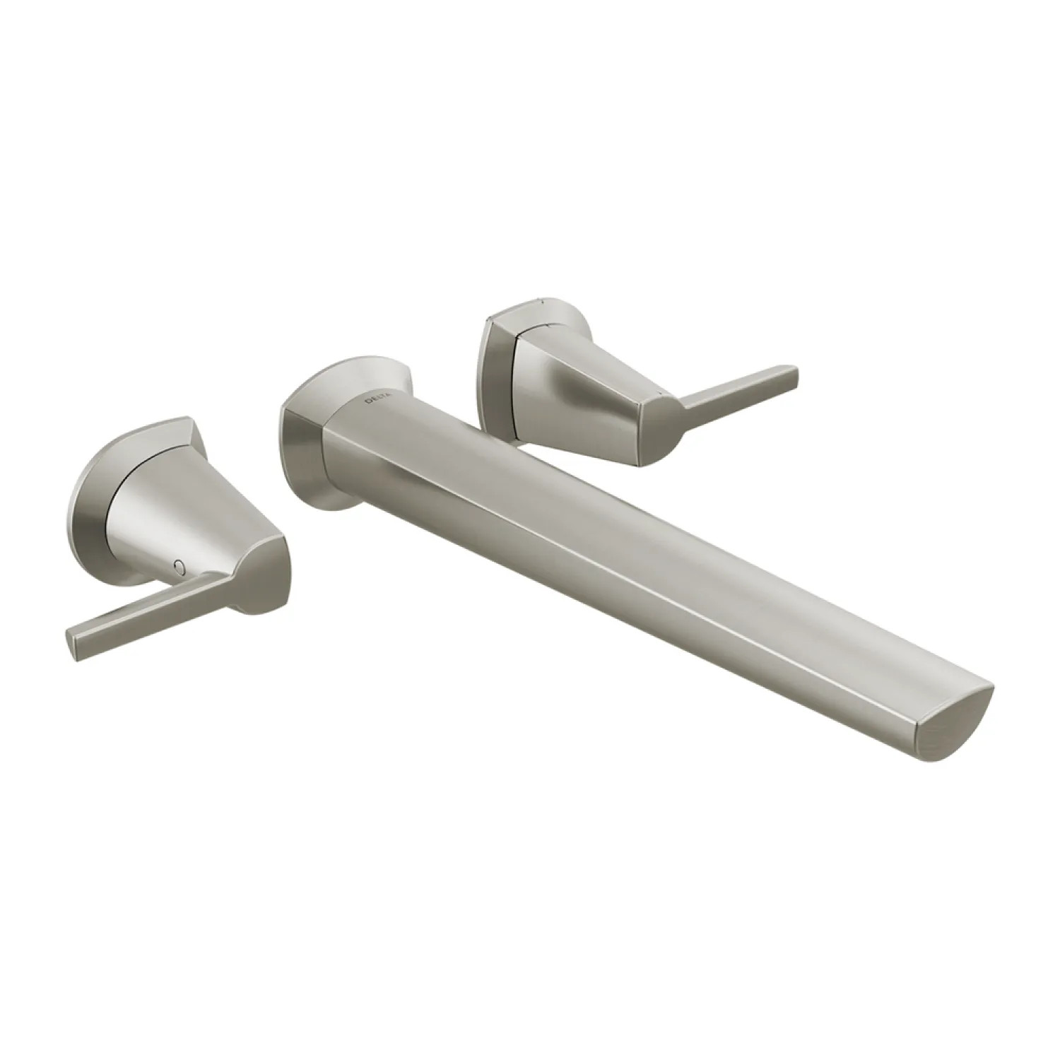 Delta T5771-SS-PR-WL Delta Galeon Two-Handle Wall-Mount Tub Faucet Trim, Lever Handles, ADA-Compliant, Lumicoat Stainless - T5771-SS-PR-WL
