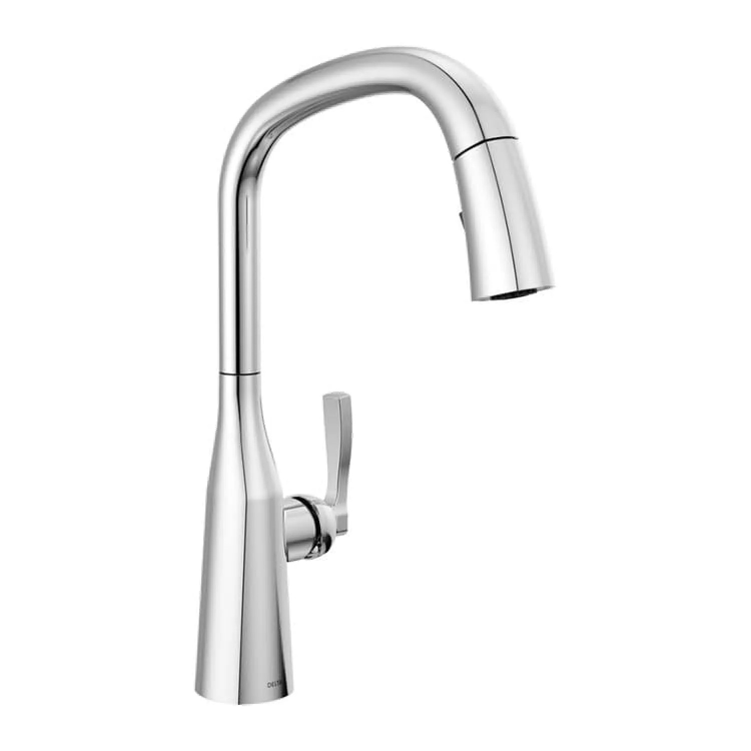 Delta 9176-PR-DST Delta Stryke 10/30/2023 One-Handle Pull-Down Chrome Kitchen Faucet, 1.8 GPM, Lever Handle, Diamond Seal Technology, ADA - 9176-PR-DST