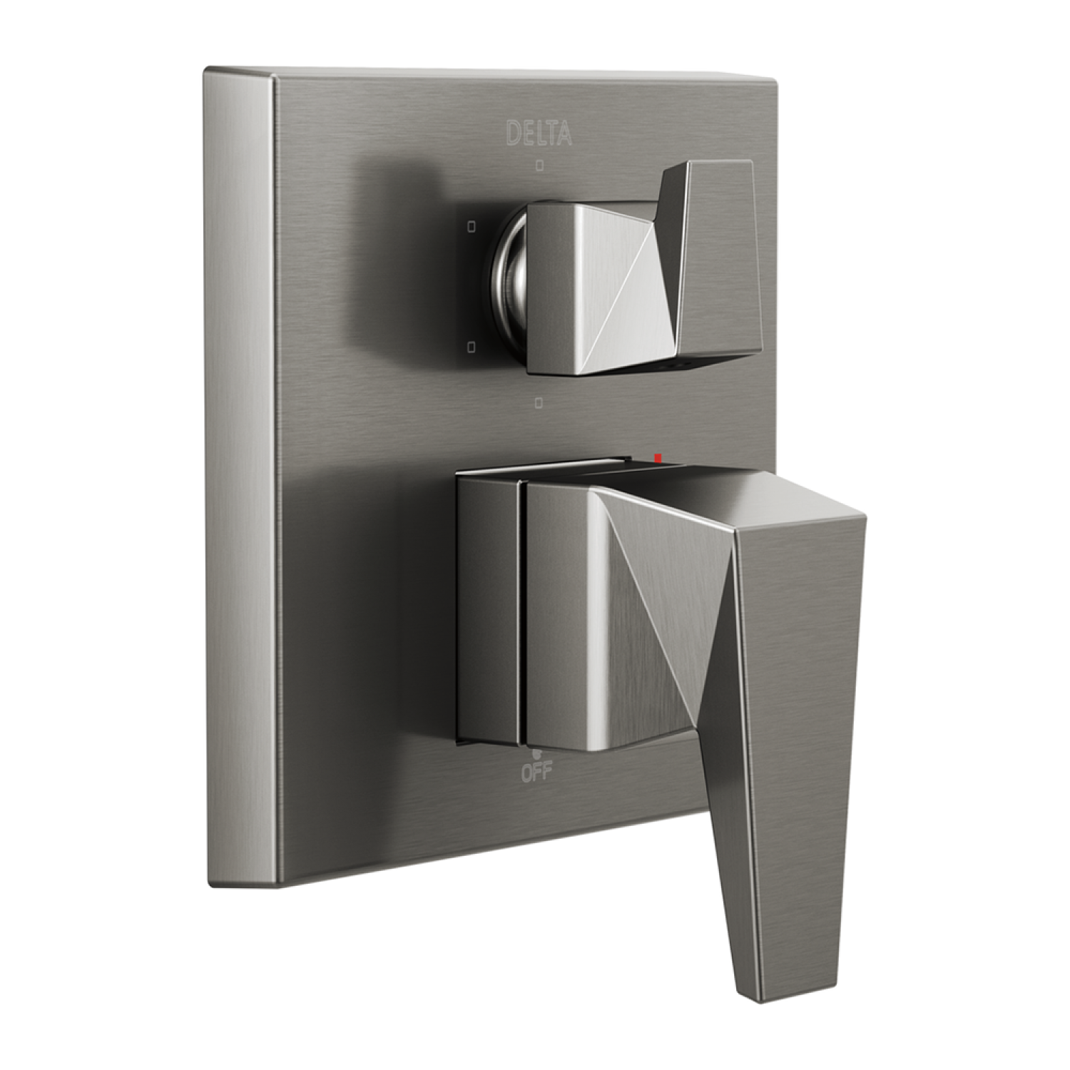 Delta T24943-KS-PR Delta Trillian Monitor 14 Series Valve Trim w/ 6-Function Diverter, Lever Handles, Lumicoat Black Stainless - T24943-KS-PR