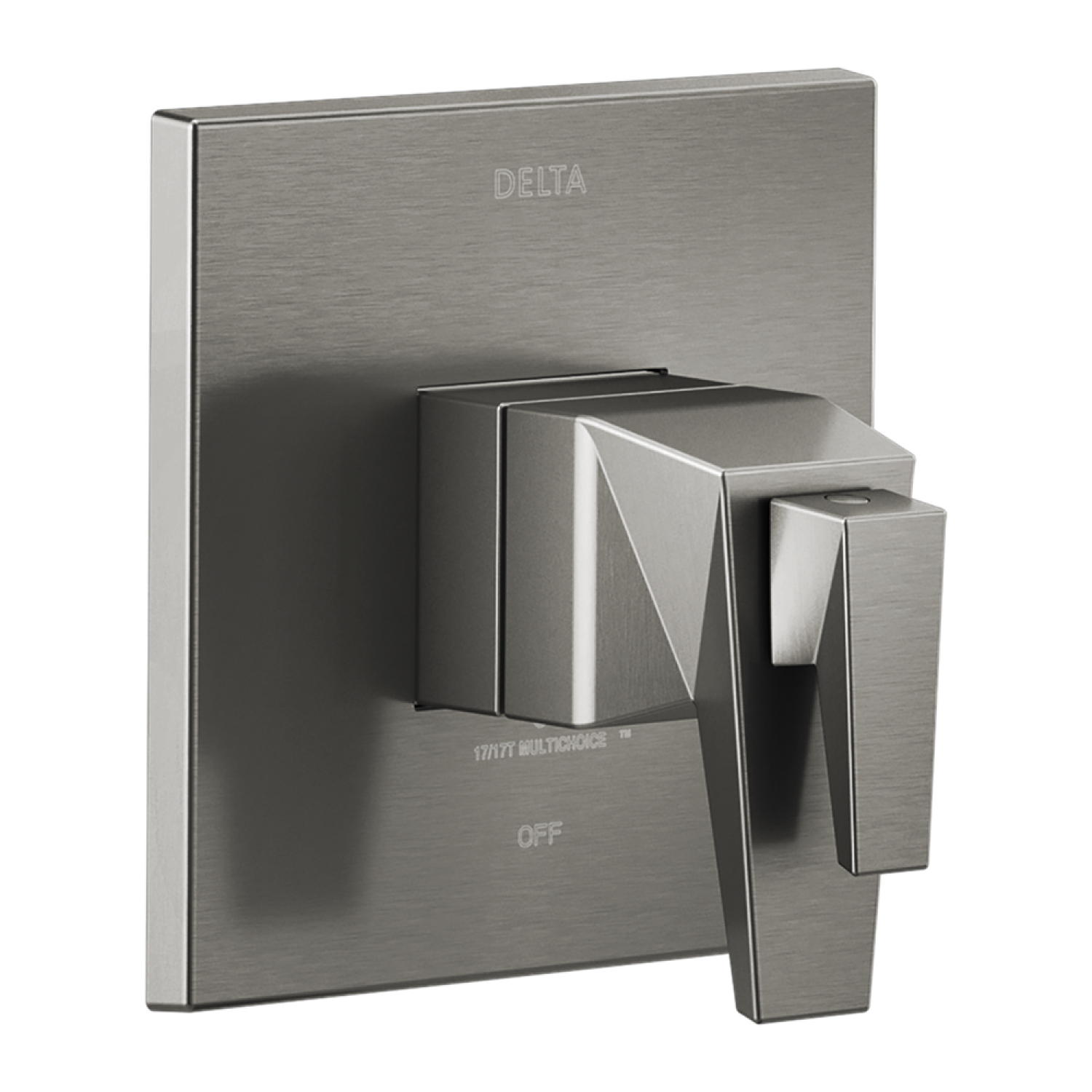 Delta T17T043-KS-PR Delta Trillian TempAssure 17T Series Two-Handle Valve Trim, Lever Handles, Lumicoat Black Stainless - T17T043-KS-PR