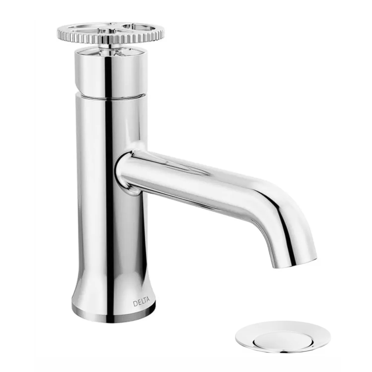 Delta 558-MPU-DST Delta Trinsic Single-Handle Bathroom Faucet w/ Metal Pop-Up, 1.2 GPM, Chrome - 558-MPU-DST