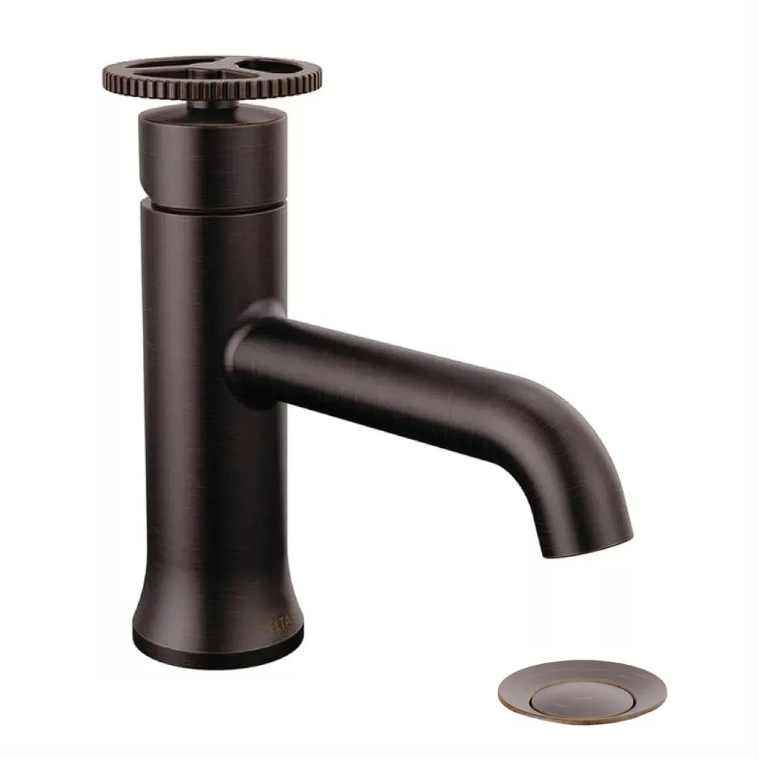 Delta 558-RBMPU-DST Delta Trinsic Single-Handle Bathroom Faucet w/ Metal Pop-Up, 1.2 GPM, Venetian Bronze - 558-RBMPU-DST