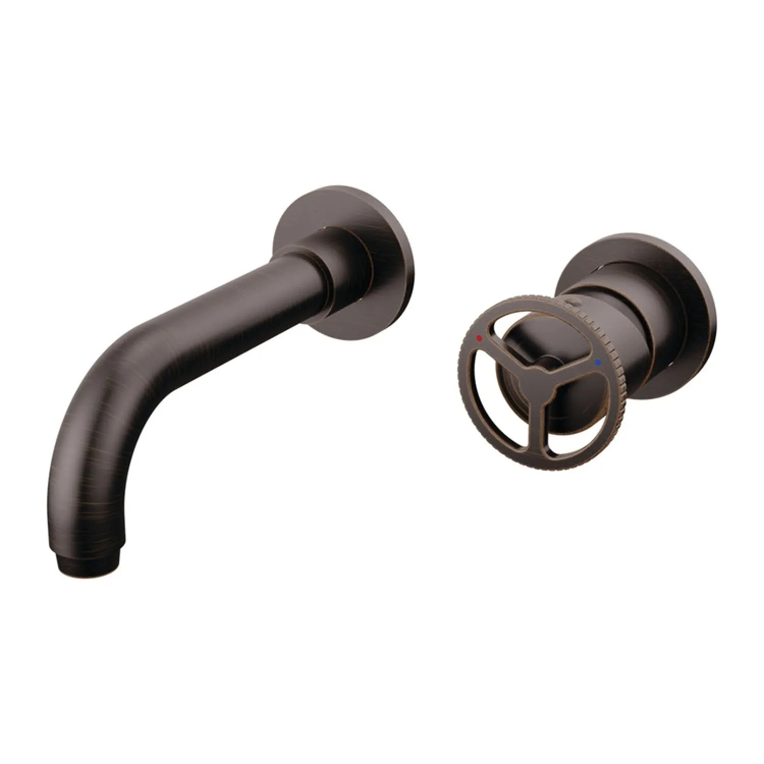 Delta T3558LF-RBWL Delta Trinsic Tube Spout Wall-Mount Venetian Bronze Lavatory Faucet Trim for 4