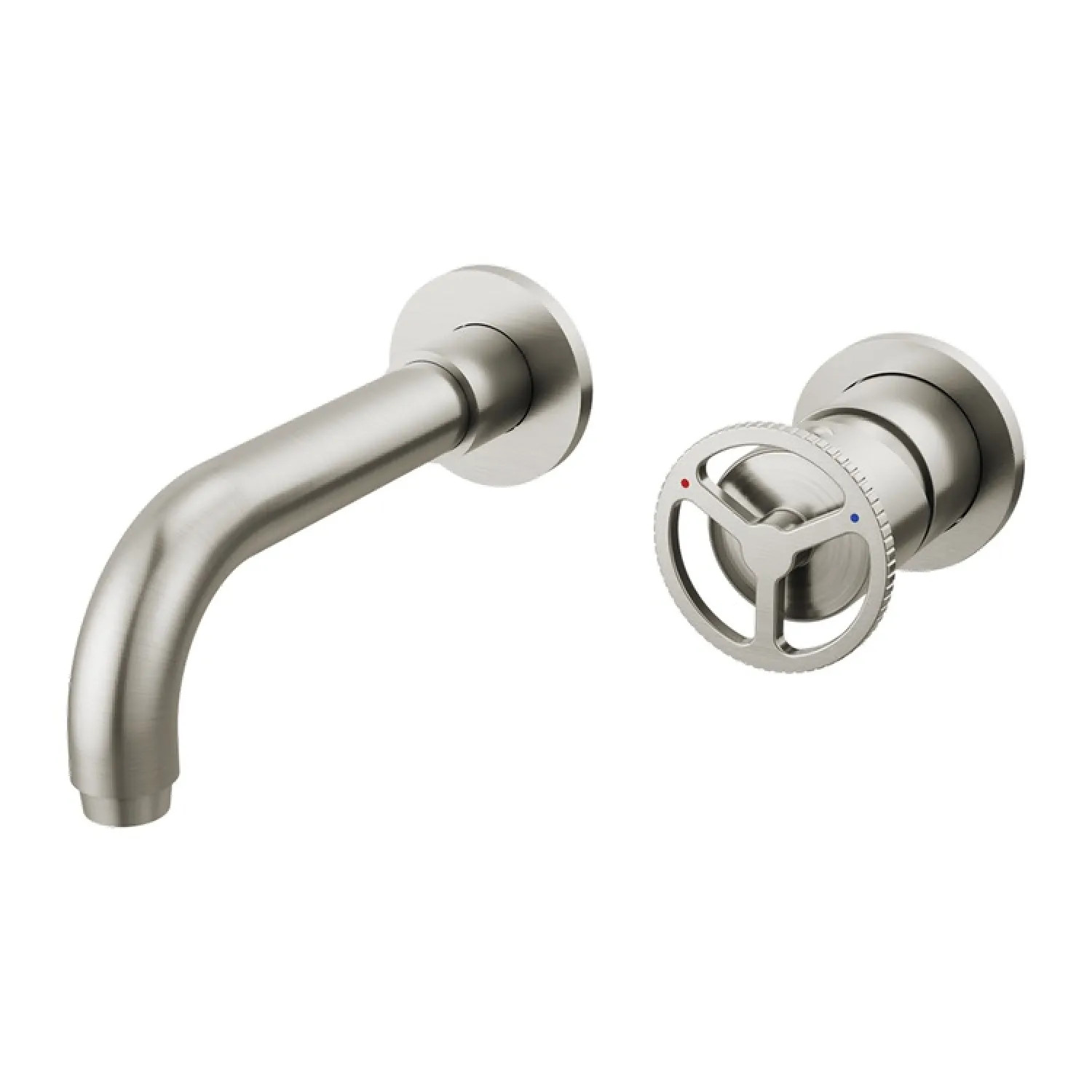 Delta T3558LF-SSWL Delta Trinsic Tube Spout Wall-Mount Stainless Lavatory Faucet Trim for 4